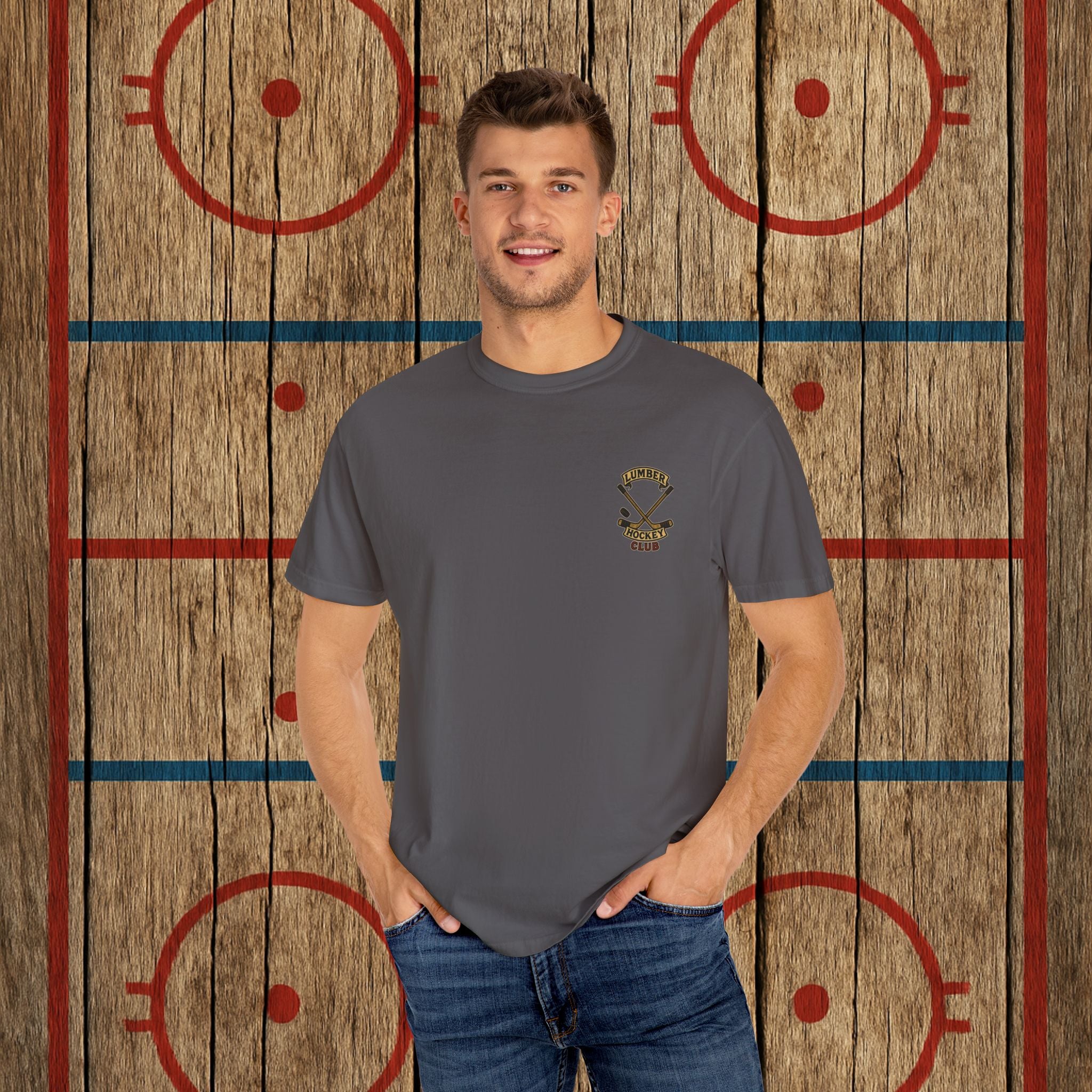 Support Local Hockey | Lumber Hockey Club Unisex Tee T-Shirt