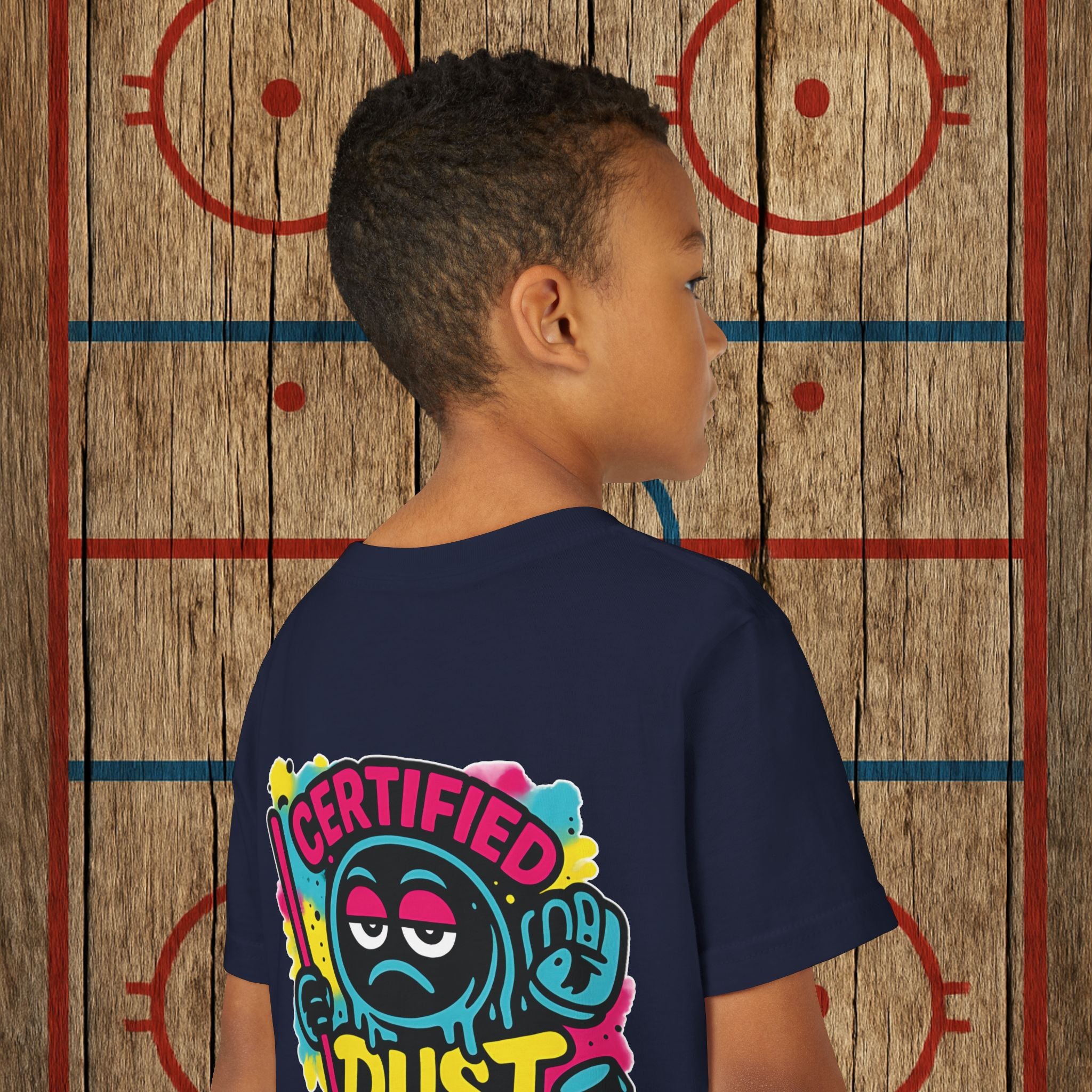 Certified Dust Youth Tee – Built for the Rink Rats Kids clothes