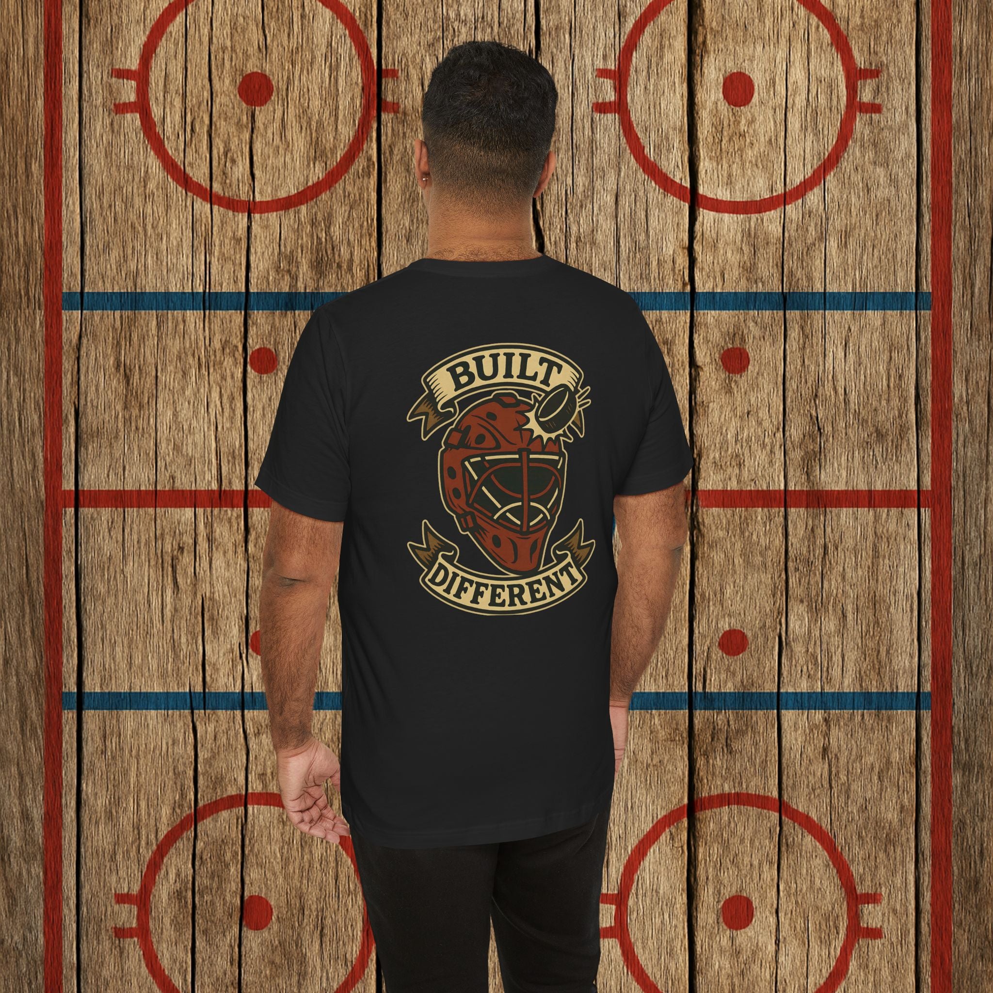 “Built Different” Adult Goalie Tee T-Shirt