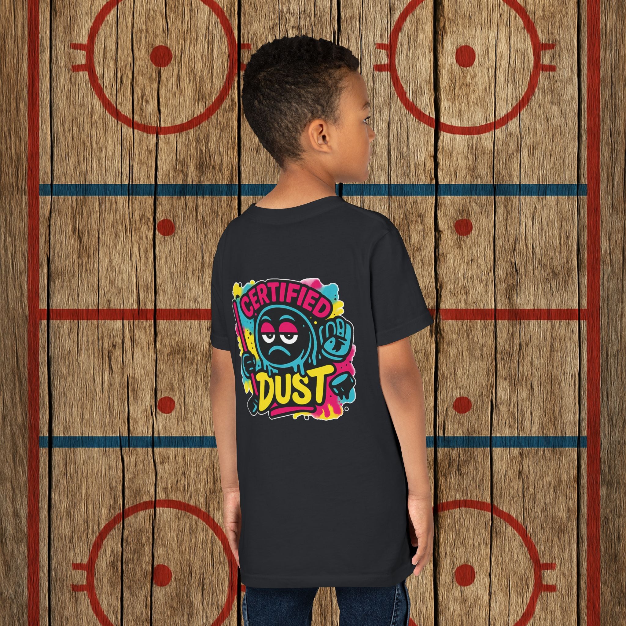 Certified Dust Youth Tee – Built for the Rink Rats Kids clothes