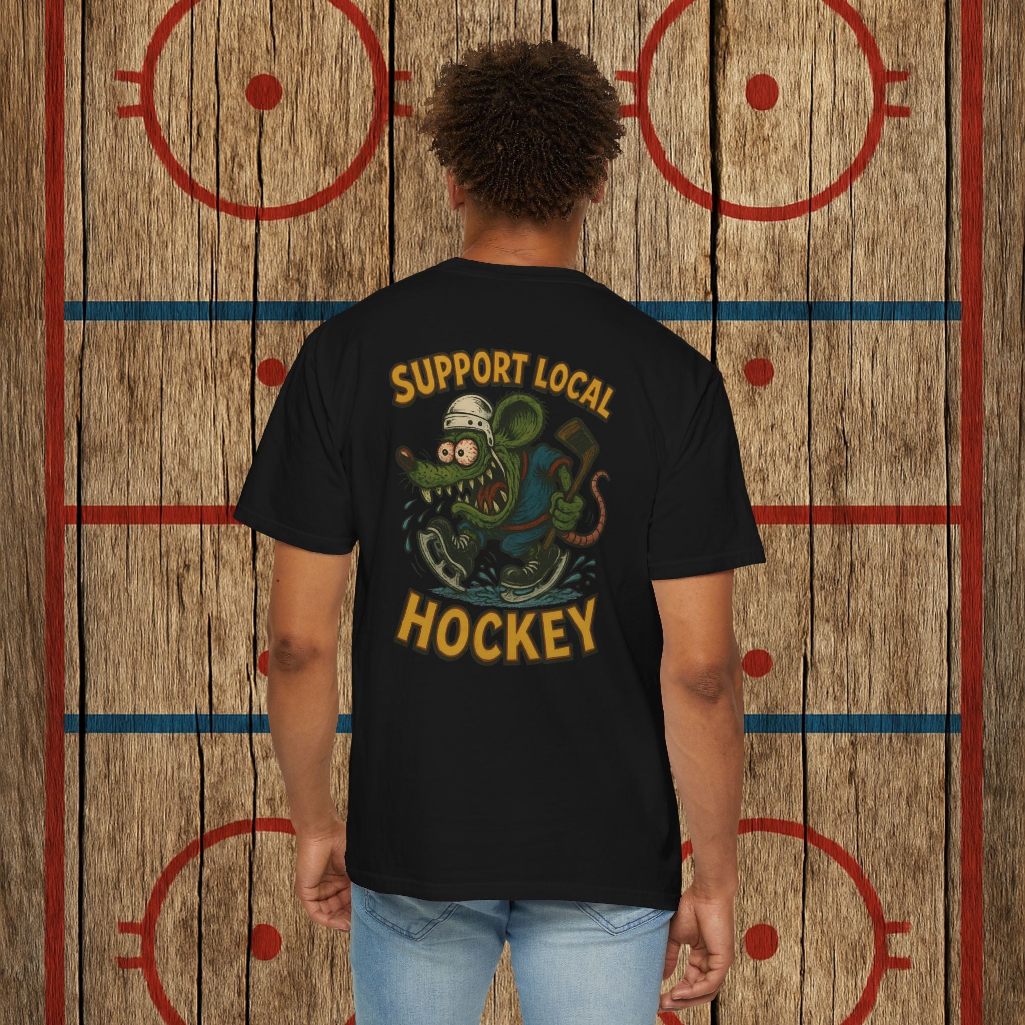 Support Local Hockey | Lumber Hockey Club Unisex Tee T-Shirt