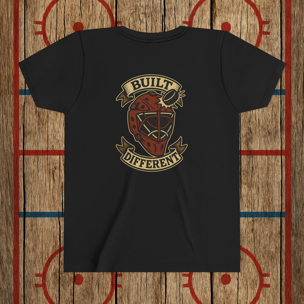 Youth “Built Different” Goalie Tee Kids clothes
