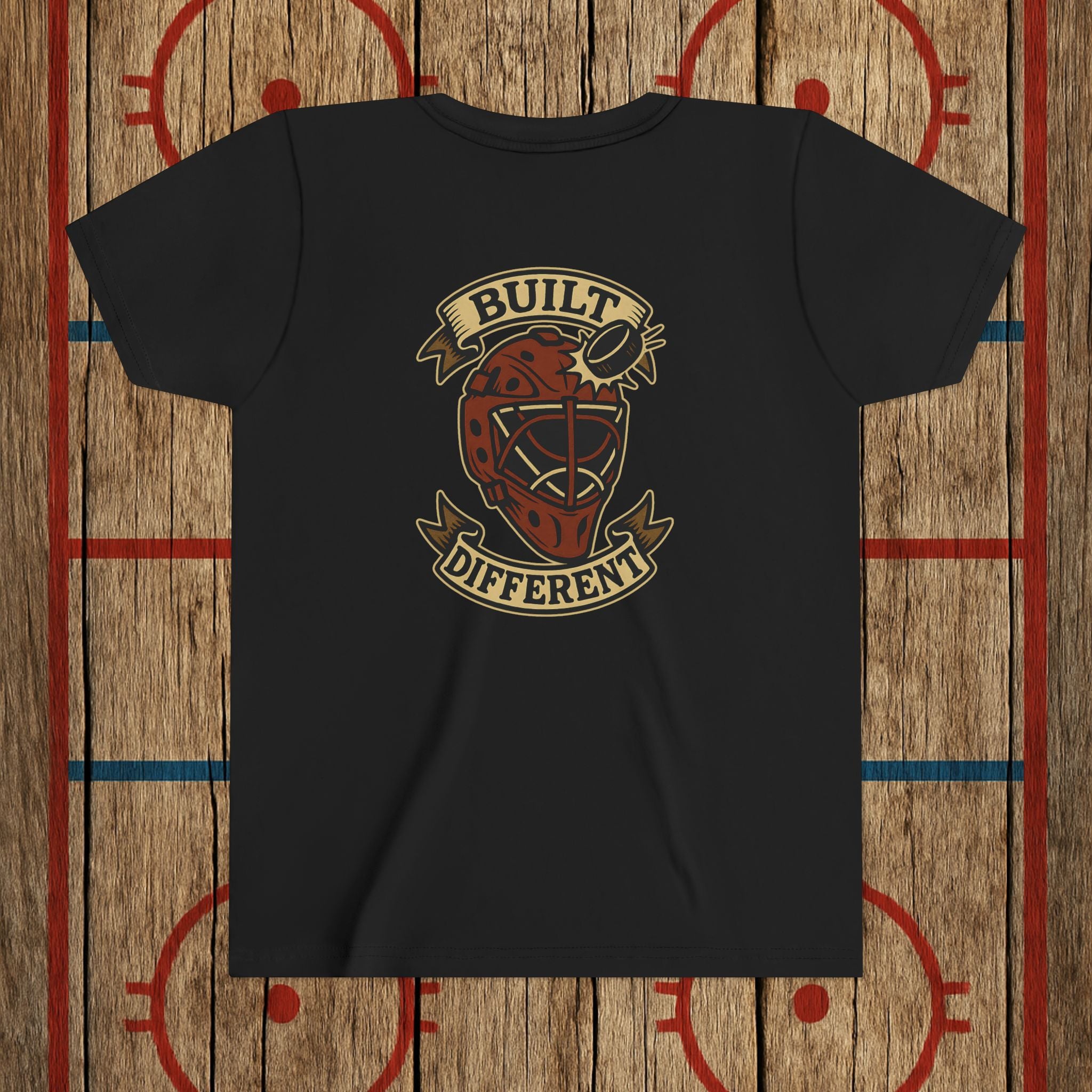 Youth “Built Different” Goalie Tee Kids clothes