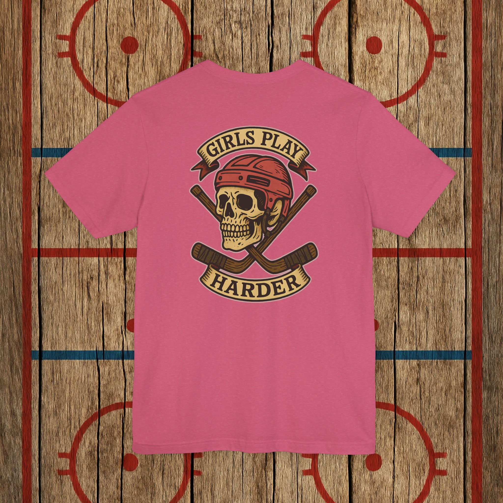 “Girls Play Harder” Adult Tee T-Shirt