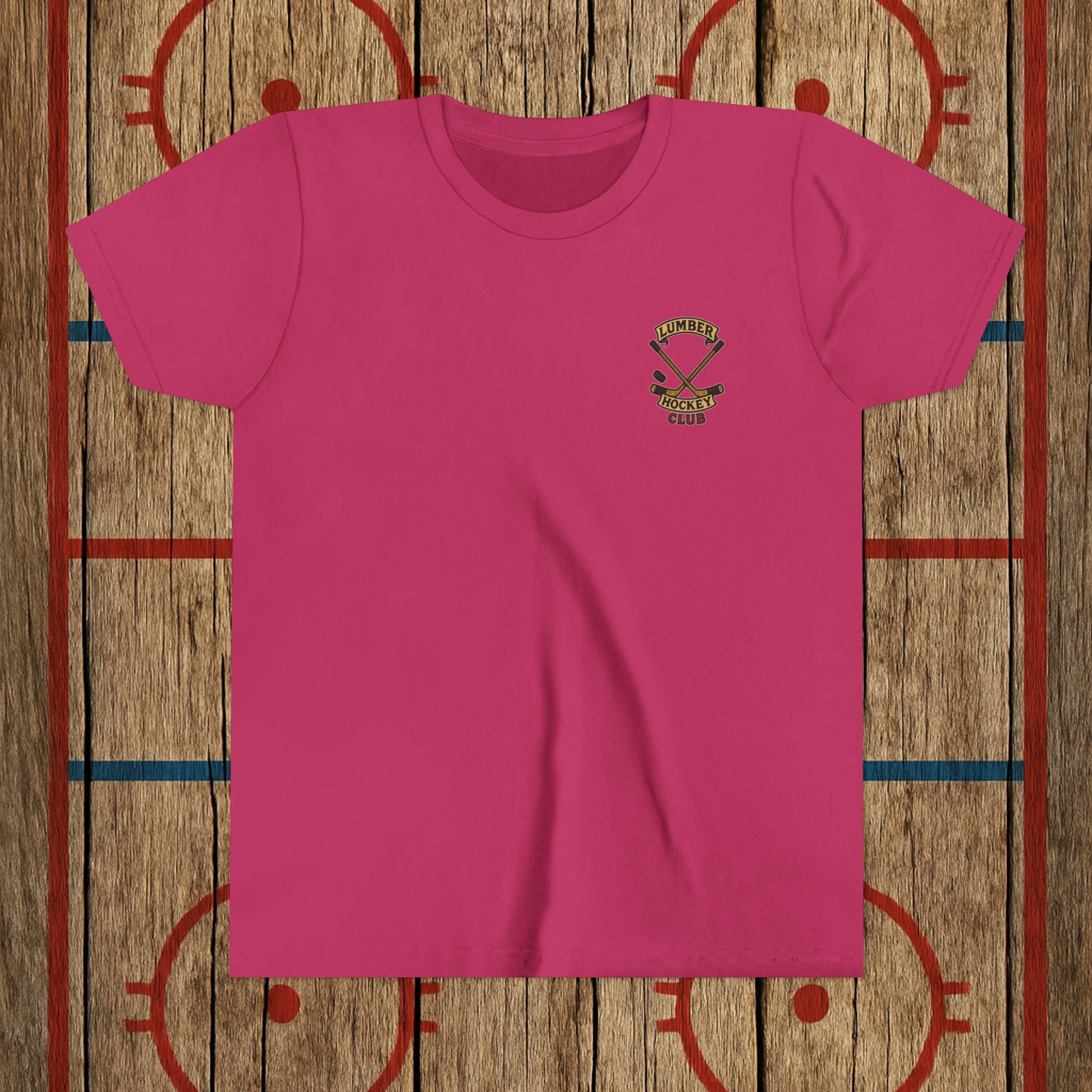 Youth "Girls Play Harder” Tee Kids clothes Berry