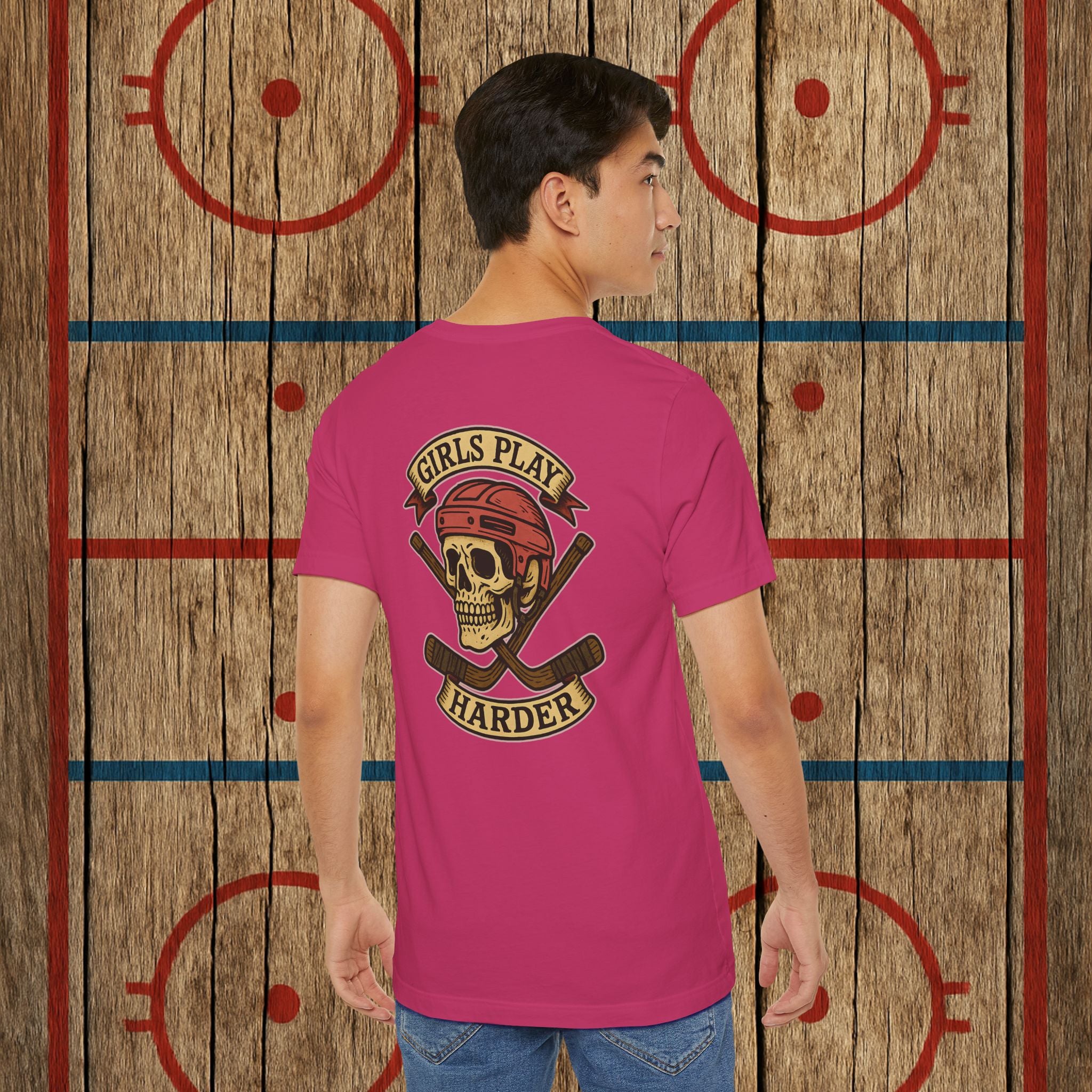 “Girls Play Harder” Adult Tee T-Shirt