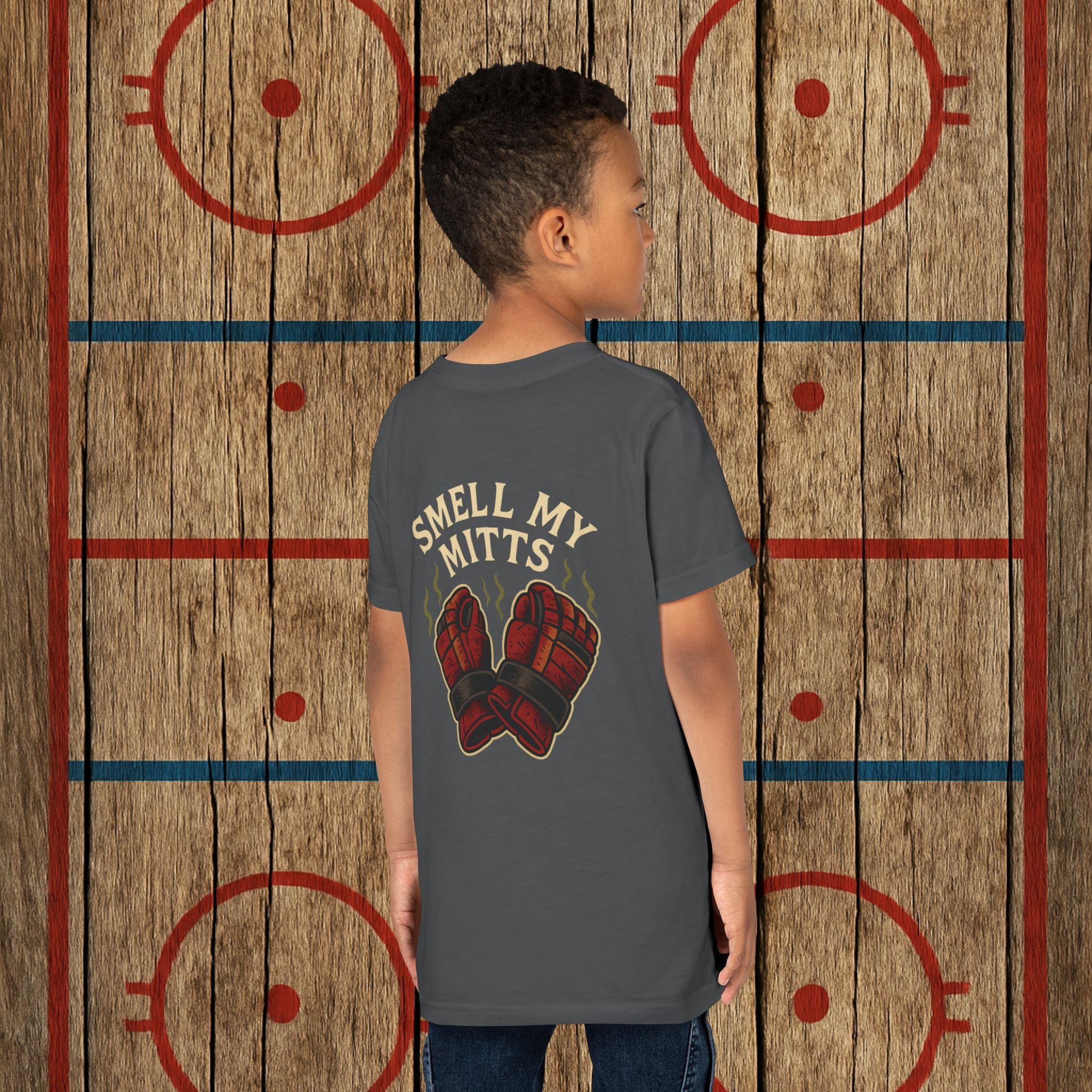 Youth “Smell My Mitts” Tee Kids clothes