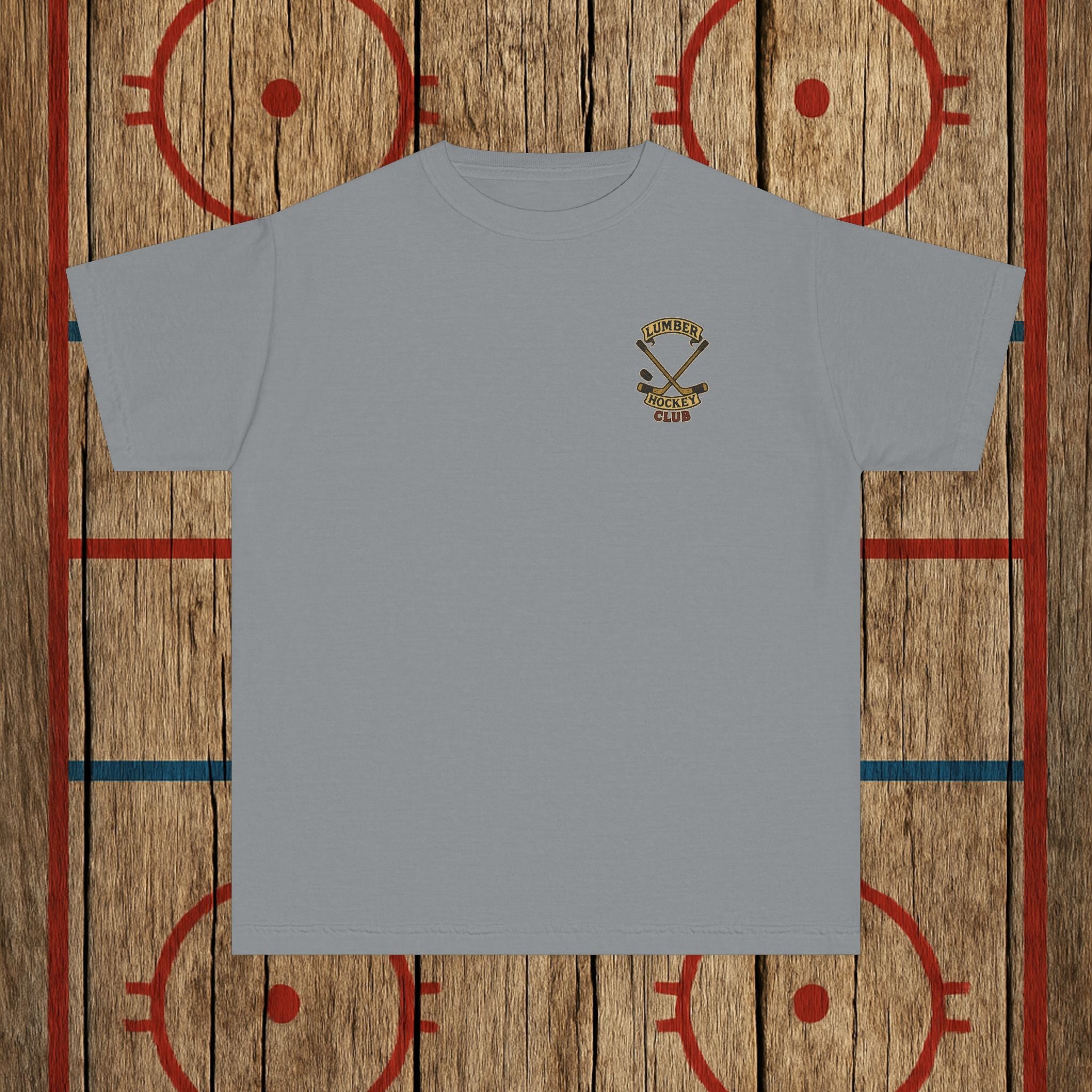 Support Local Hockey | Lumber Hockey Club Youth Tee Kids clothes Granite