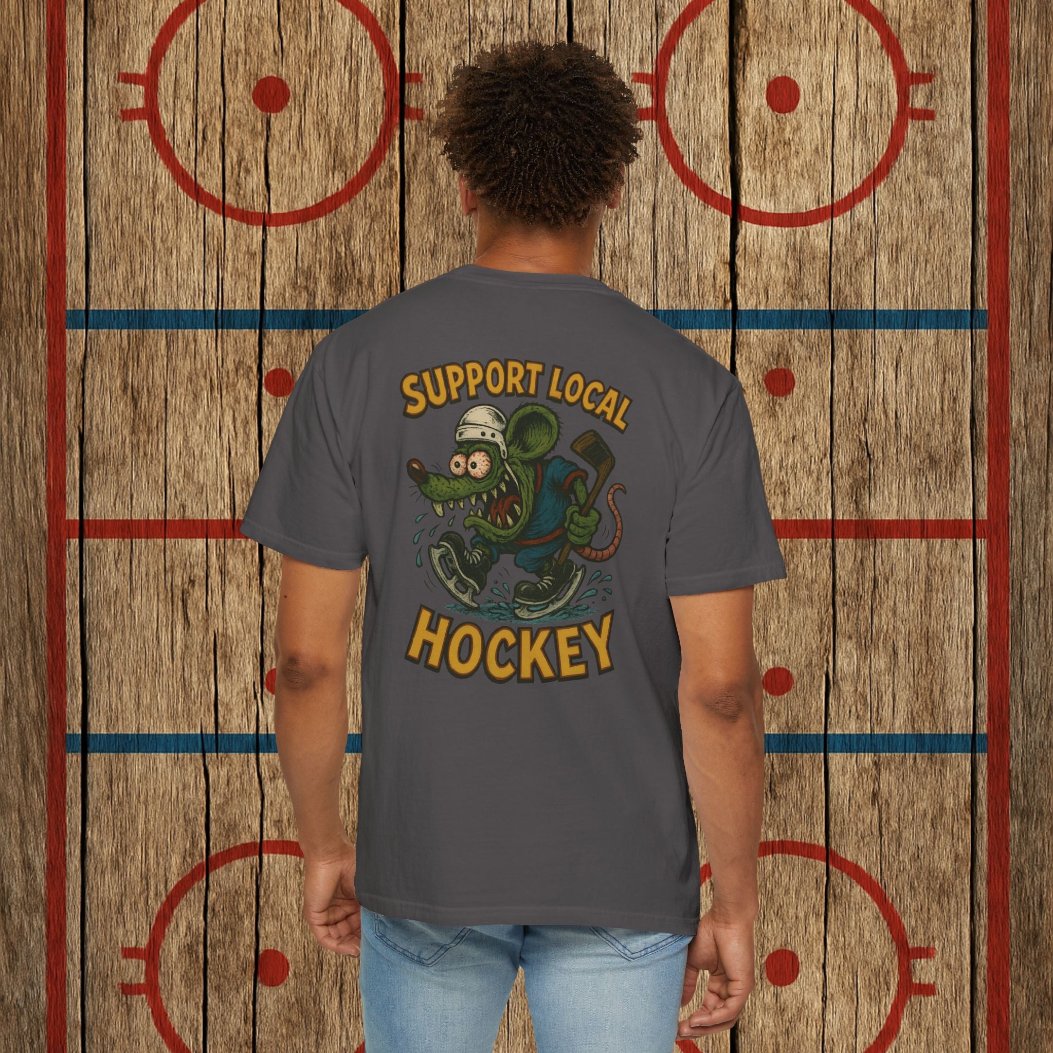 Support Local Hockey | Lumber Hockey Club Unisex Tee T-Shirt