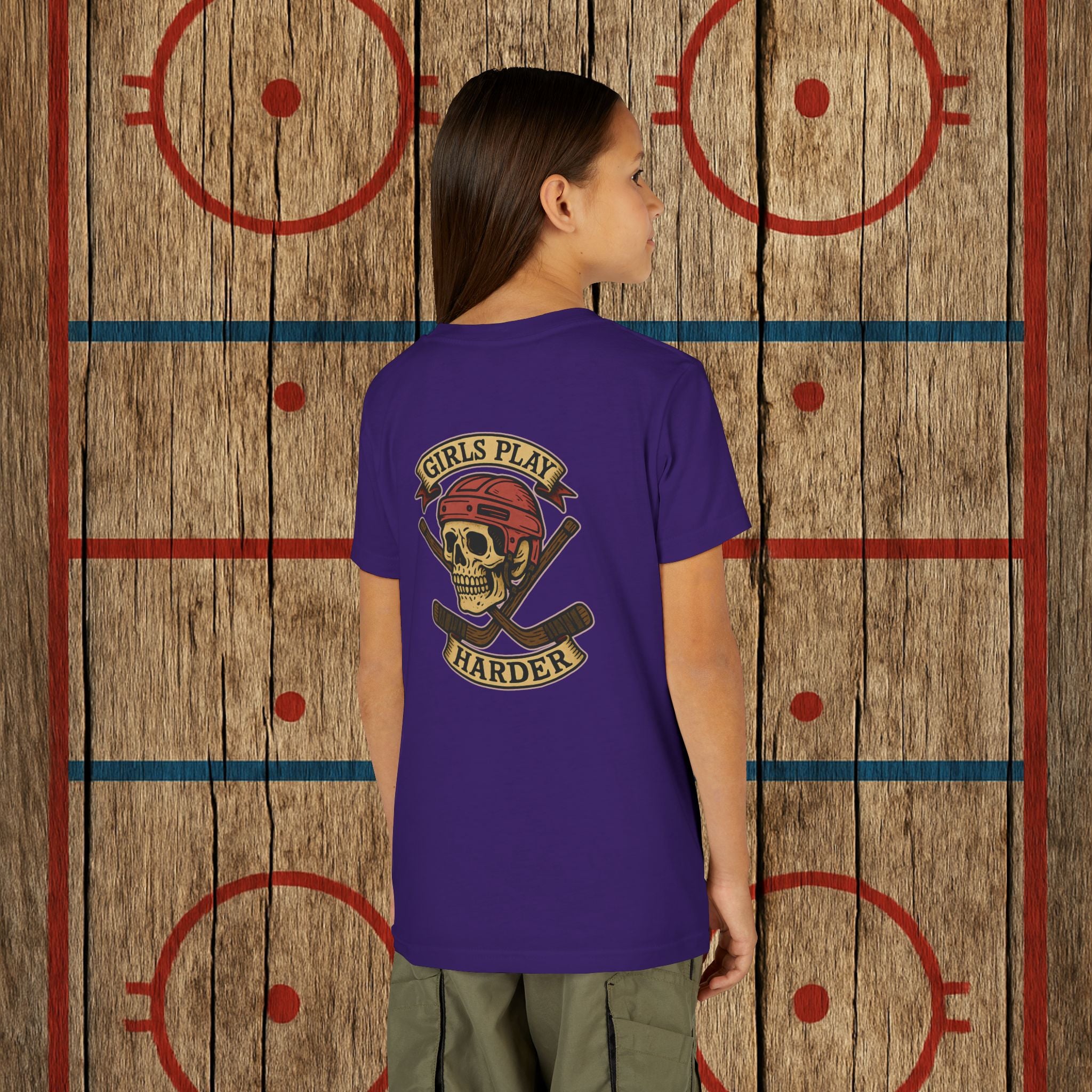 Youth "Girls Play Harder” Tee Kids clothes
