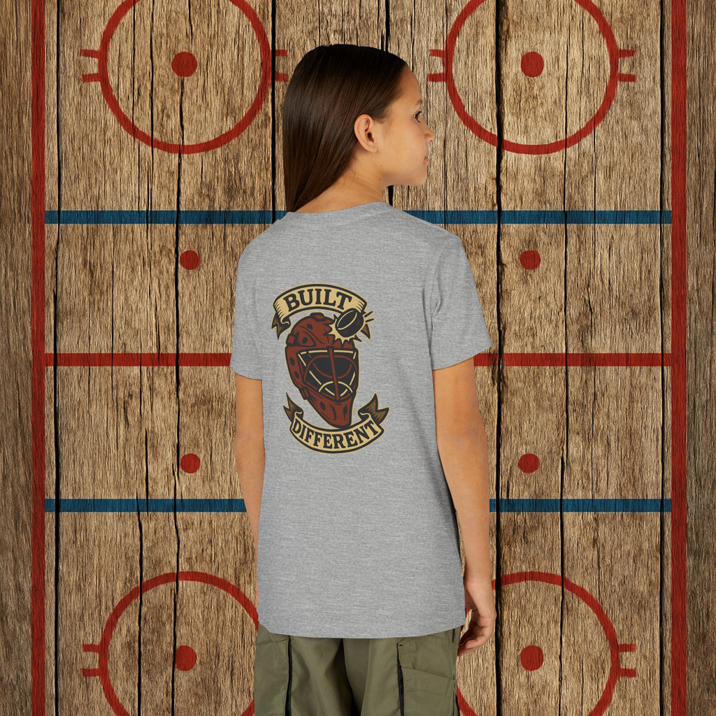 Youth “Built Different” Goalie Tee Kids clothes