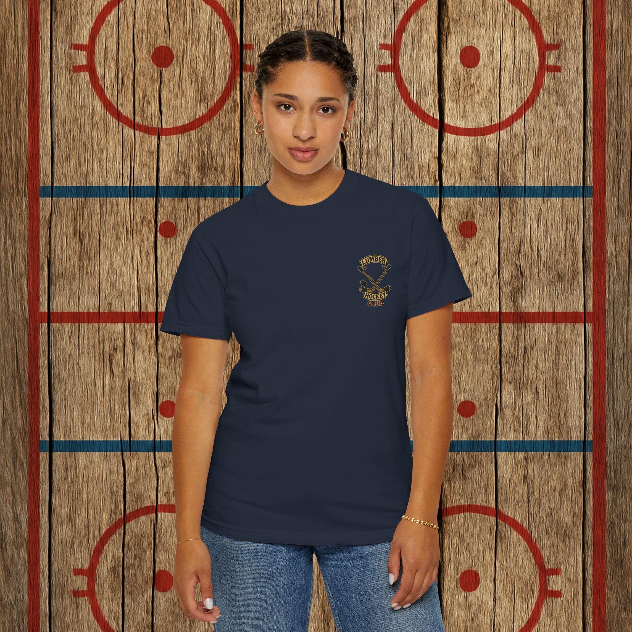 Support Local Hockey | Lumber Hockey Club Unisex Tee T-Shirt