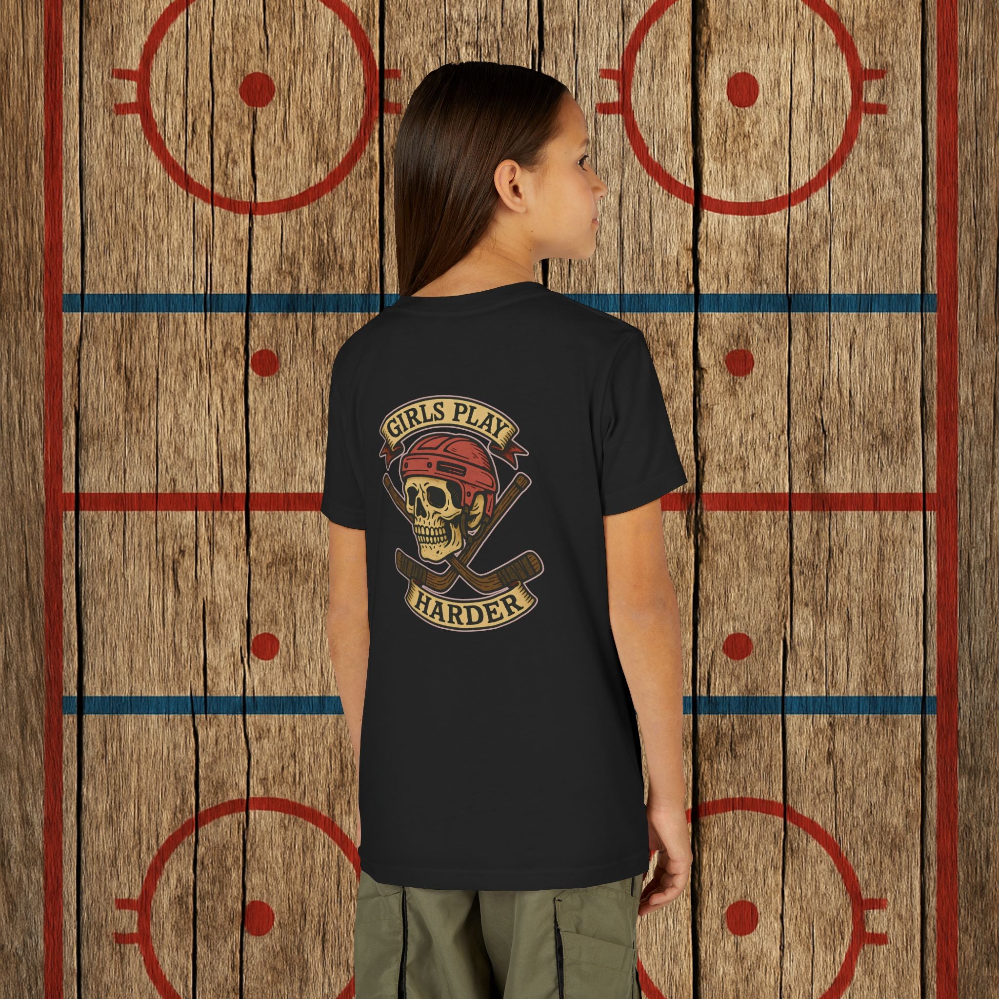 Youth "Girls Play Harder” Tee Kids clothes