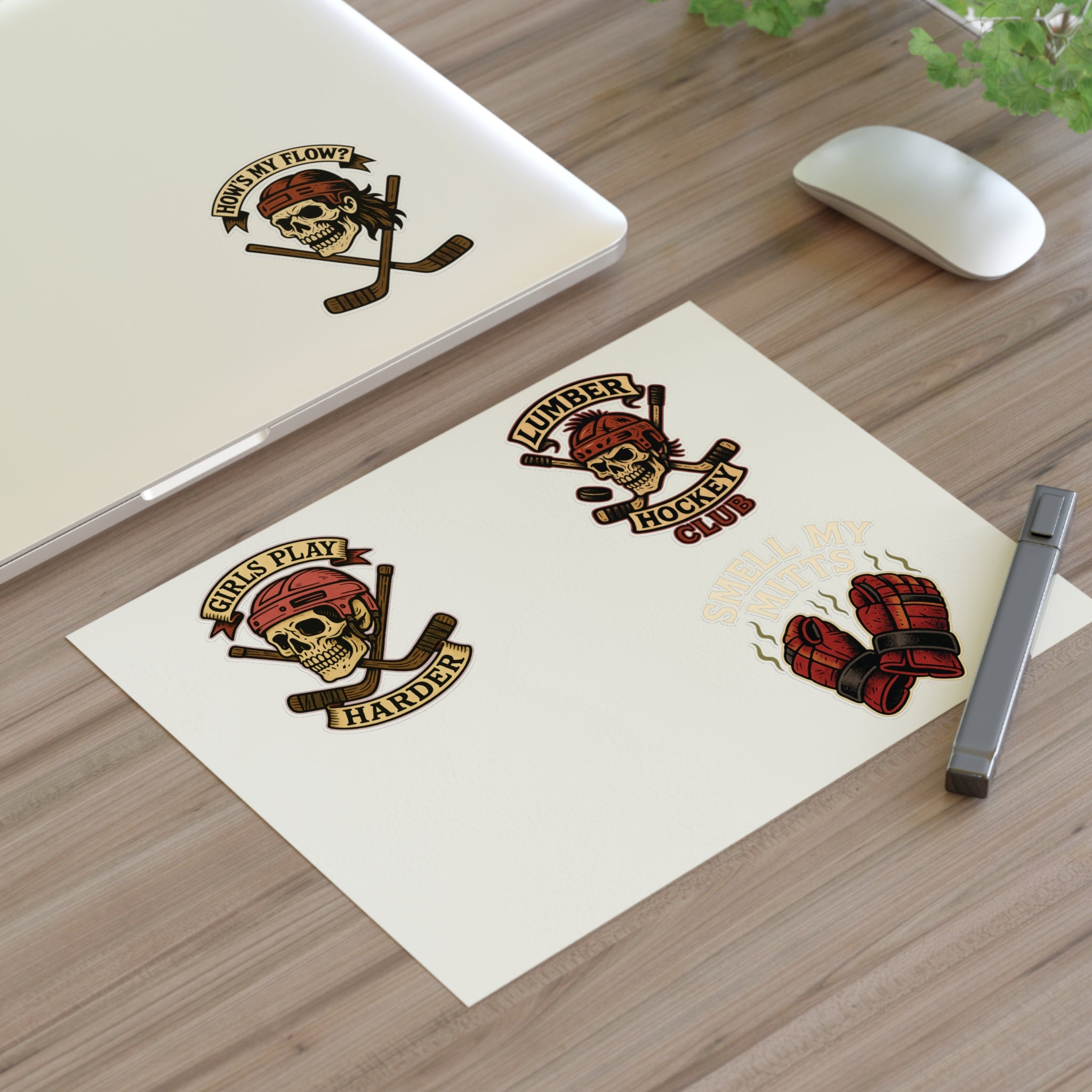 Lumber Hockey OG sticker sheet Paper products