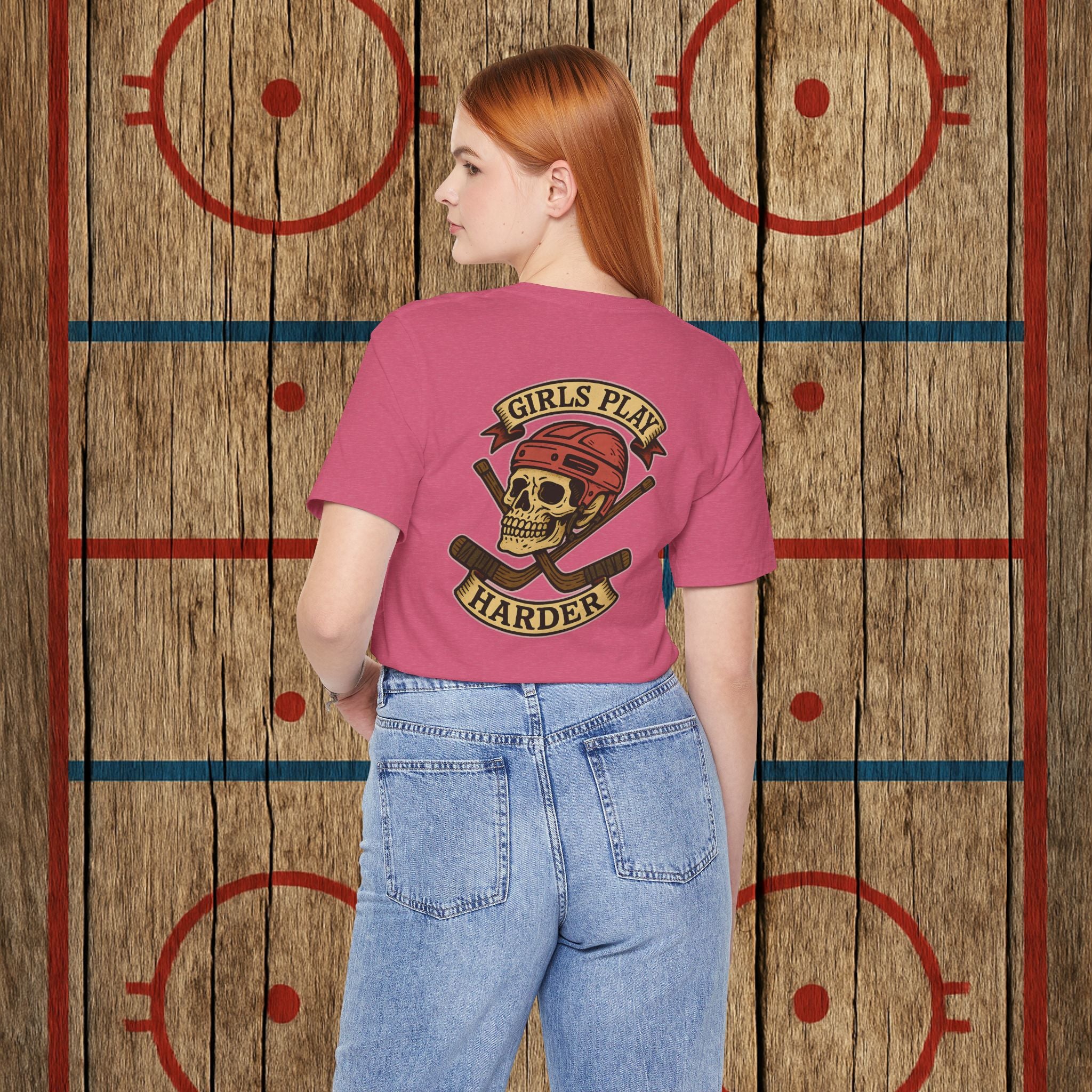 “Girls Play Harder” Adult Tee T-Shirt