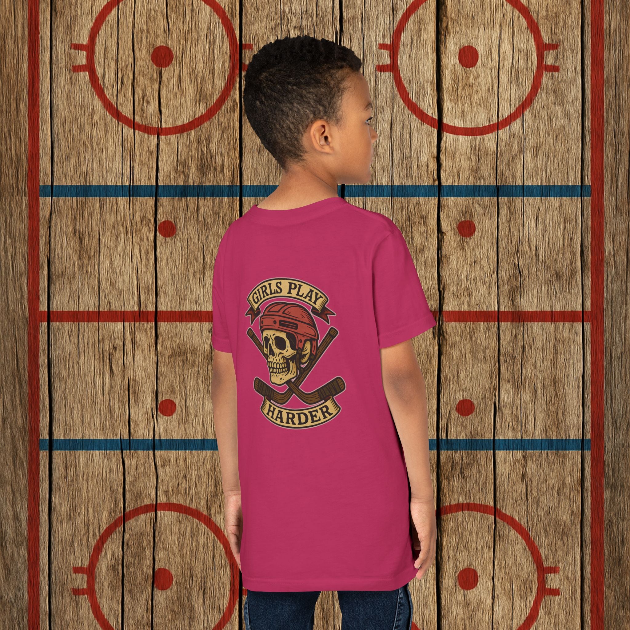 Youth "Girls Play Harder” Tee Kids clothes