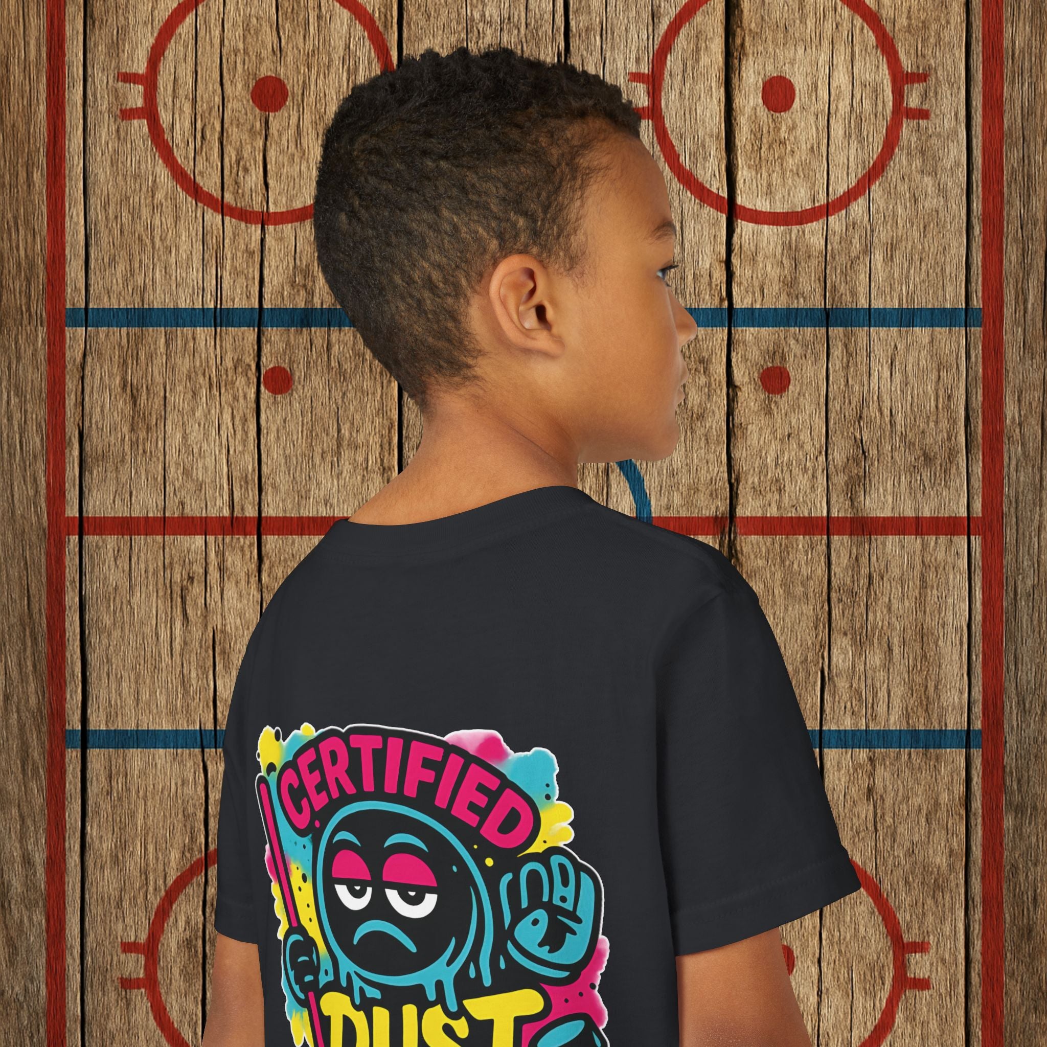 Certified Dust Youth Tee – Built for the Rink Rats Kids clothes