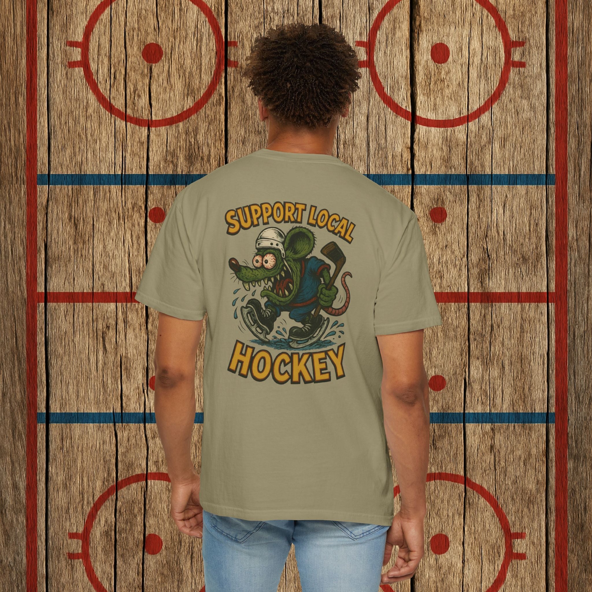 Support Local Hockey | Lumber Hockey Club Unisex Tee T-Shirt