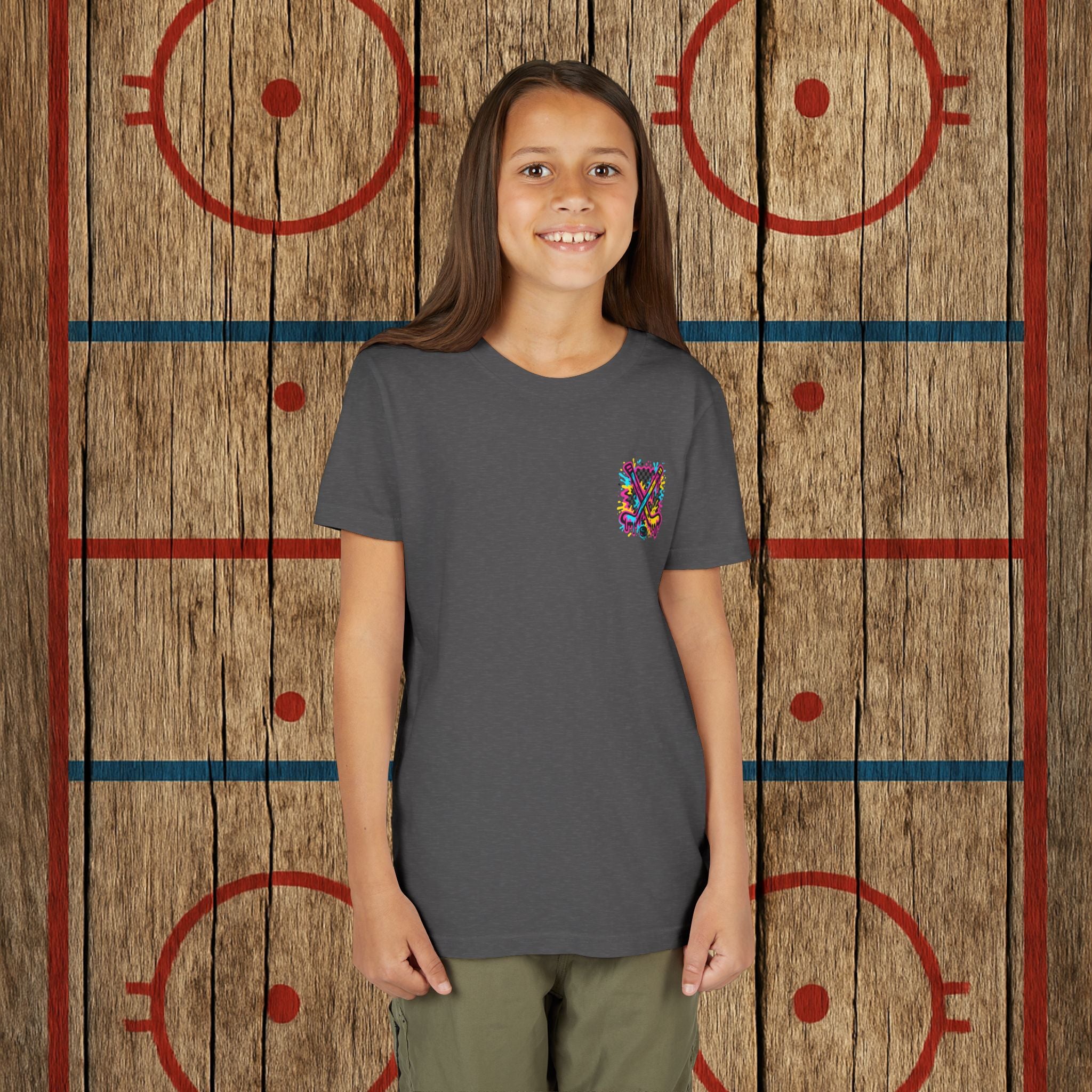 Youth Top Cheddar Hockey T-Shirt – Funny Kids Hockey Shirt for Snipers and Rink Rats Kids clothes