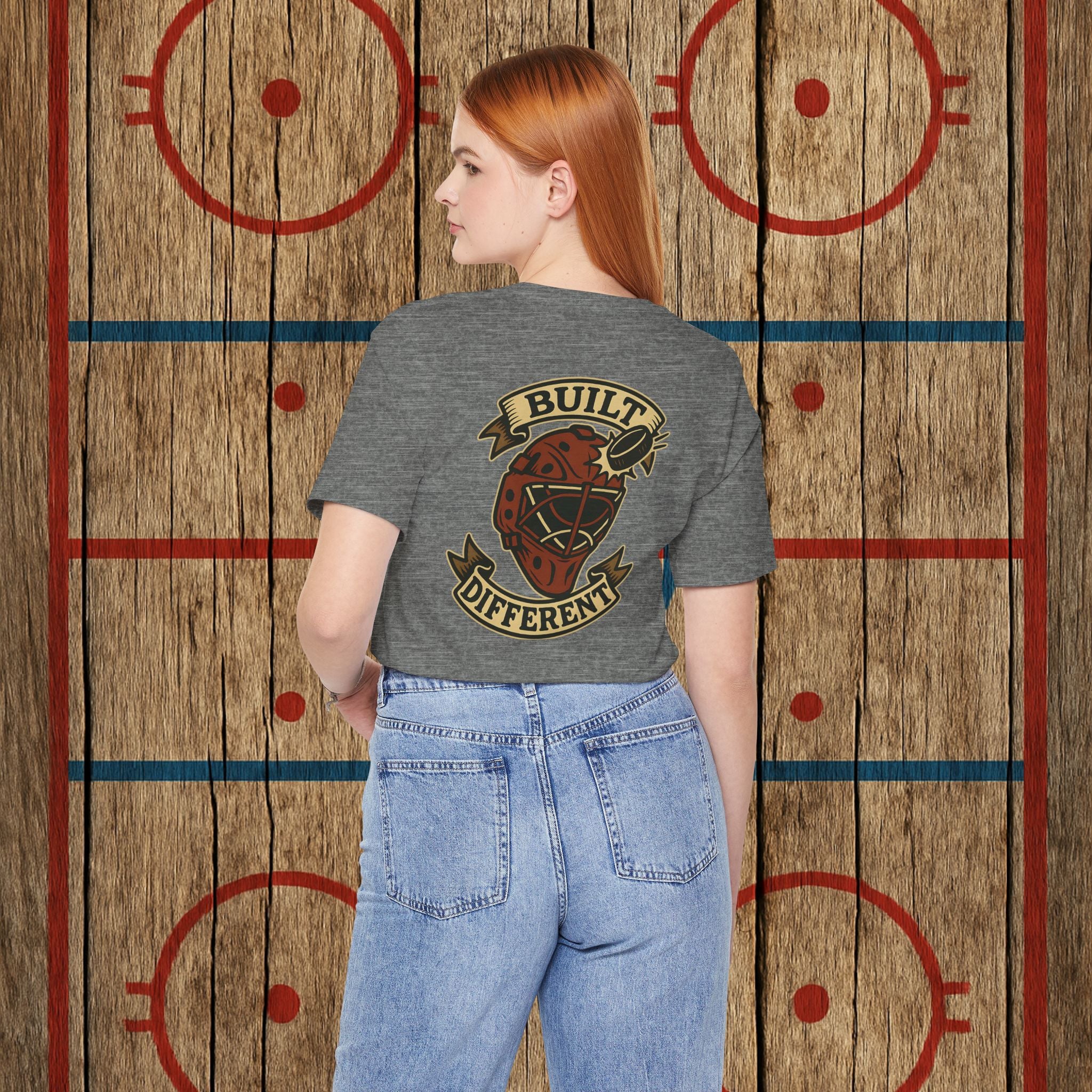 “Built Different” Adult Goalie Tee T-Shirt