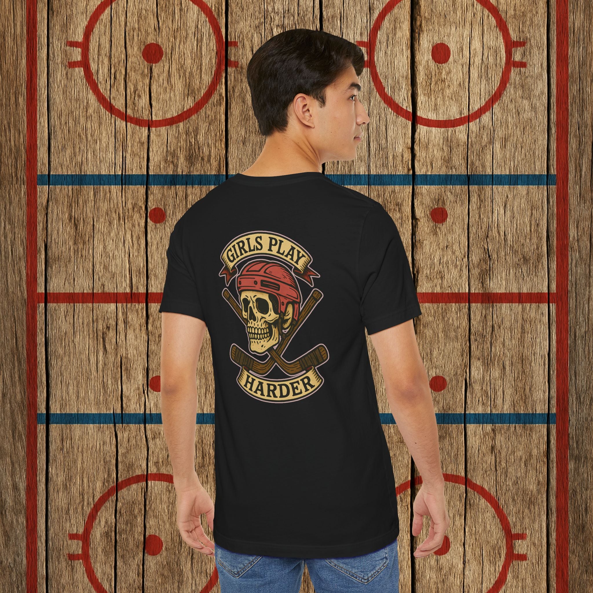“Girls Play Harder” Adult Tee T-Shirt