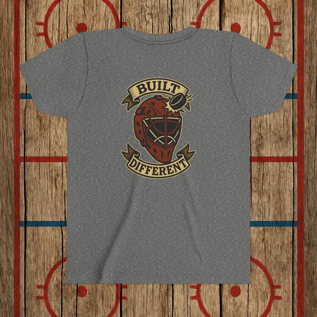 Youth “Built Different” Goalie Tee Kids clothes