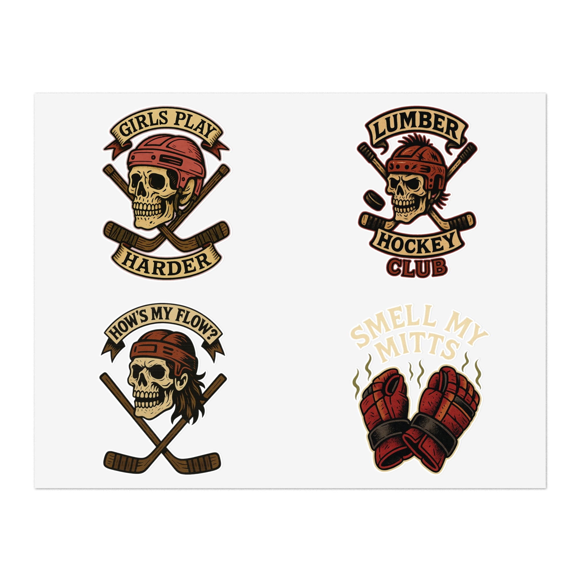 Lumber Hockey OG sticker sheet Paper products