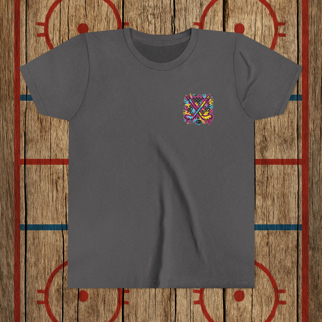Certified Dust Youth Tee – Built for the Rink Rats Kids clothes Dark Heather Grey