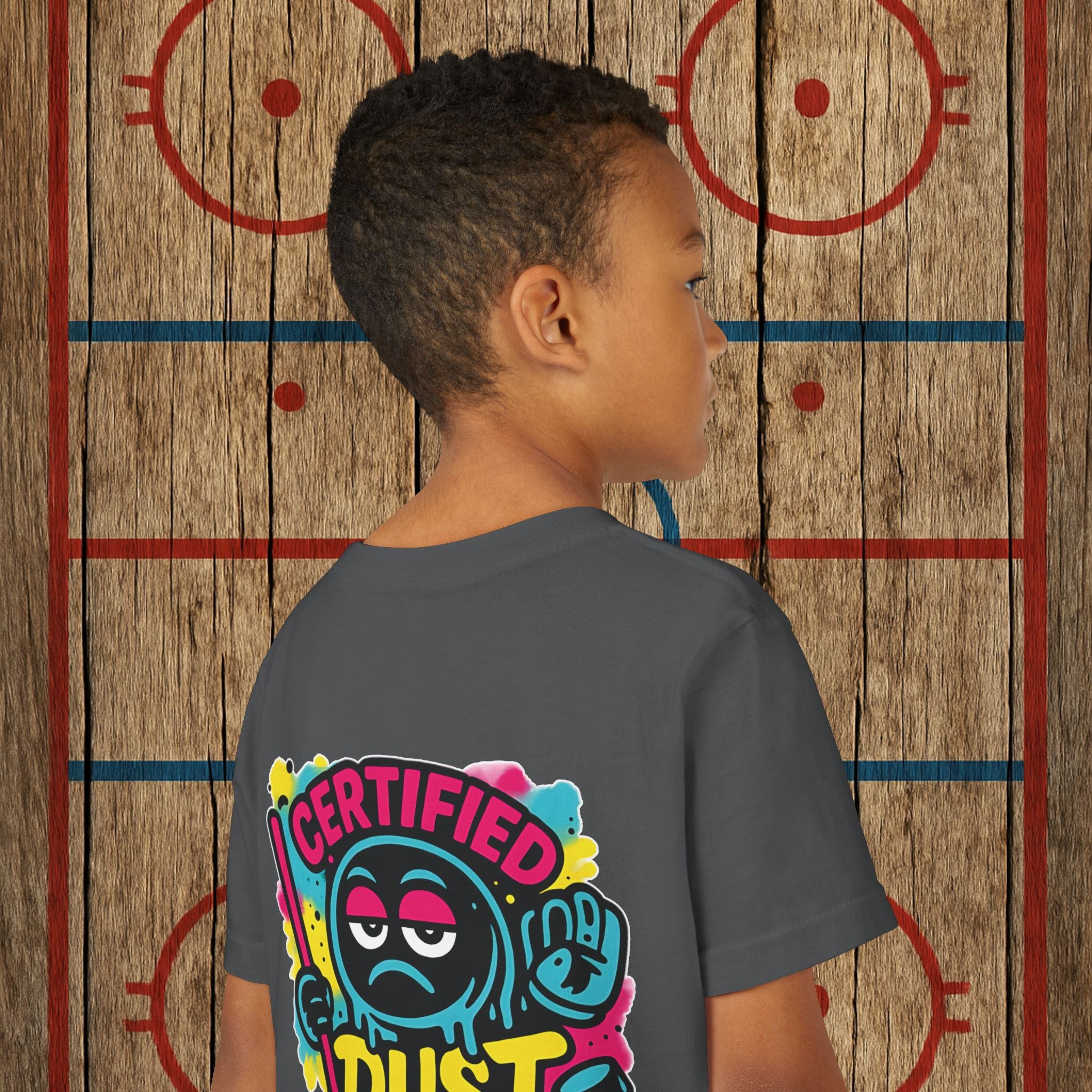 Certified Dust Youth Tee – Built for the Rink Rats Kids clothes