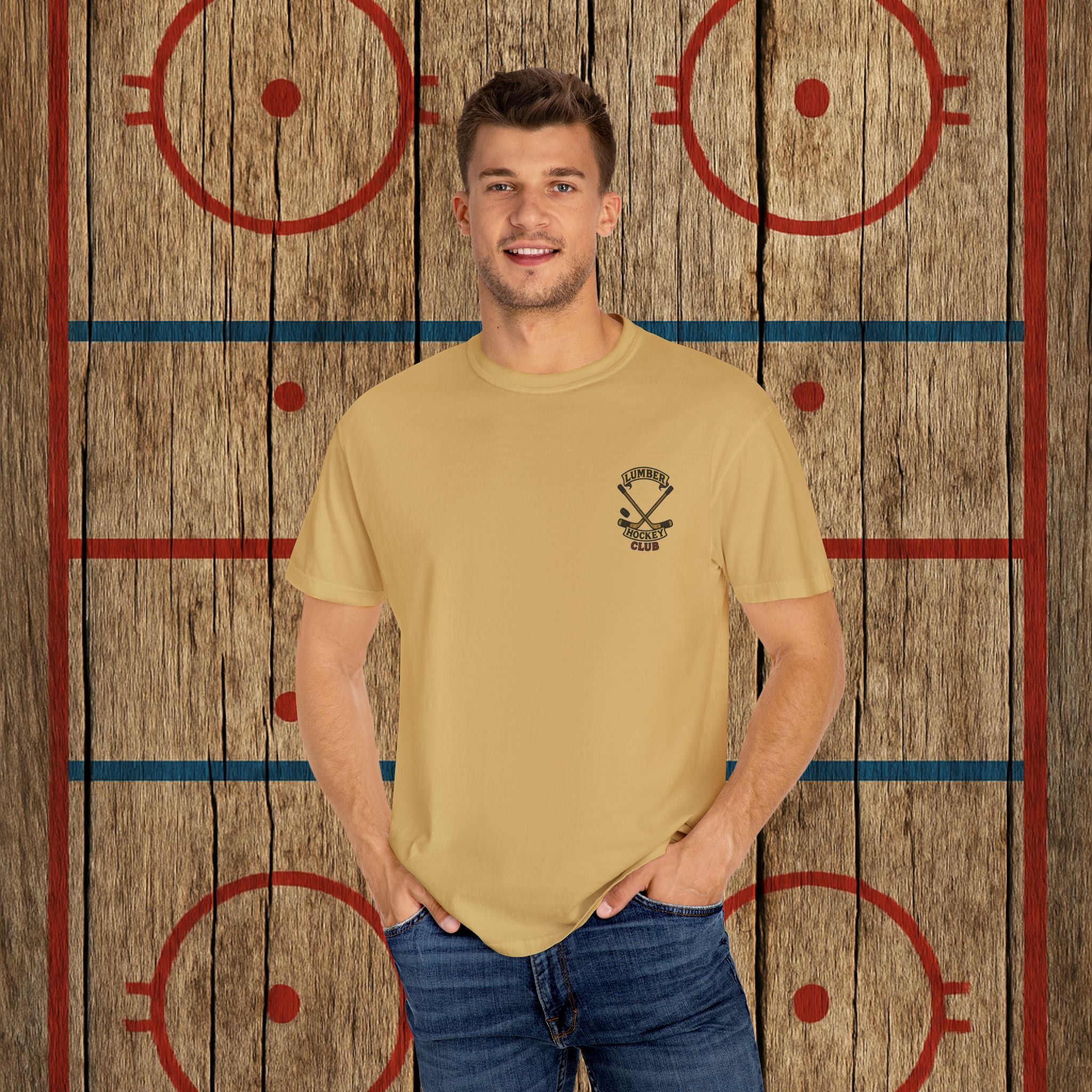 Support Local Hockey | Lumber Hockey Club Unisex Tee T-Shirt