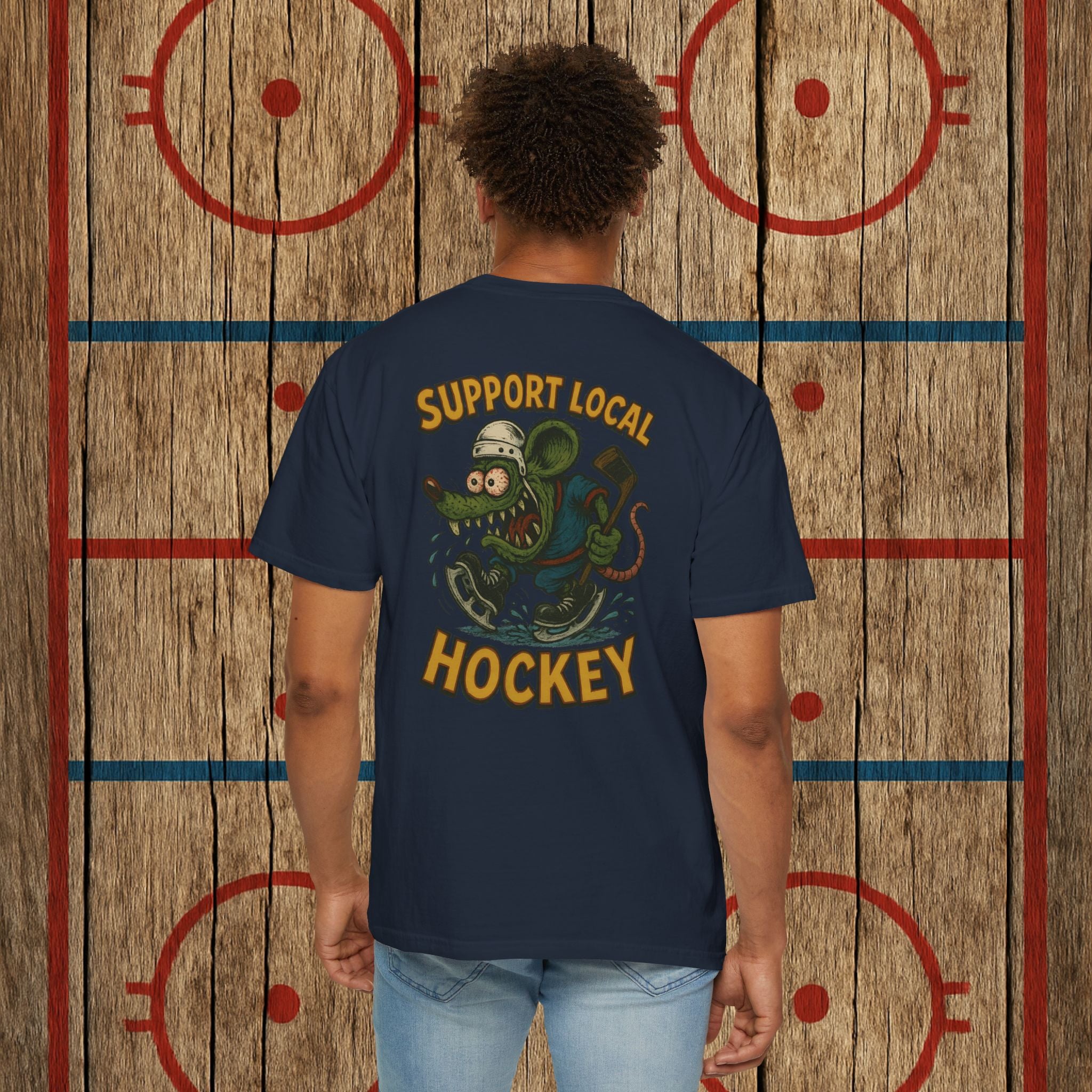 Support Local Hockey | Lumber Hockey Club Unisex Tee T-Shirt