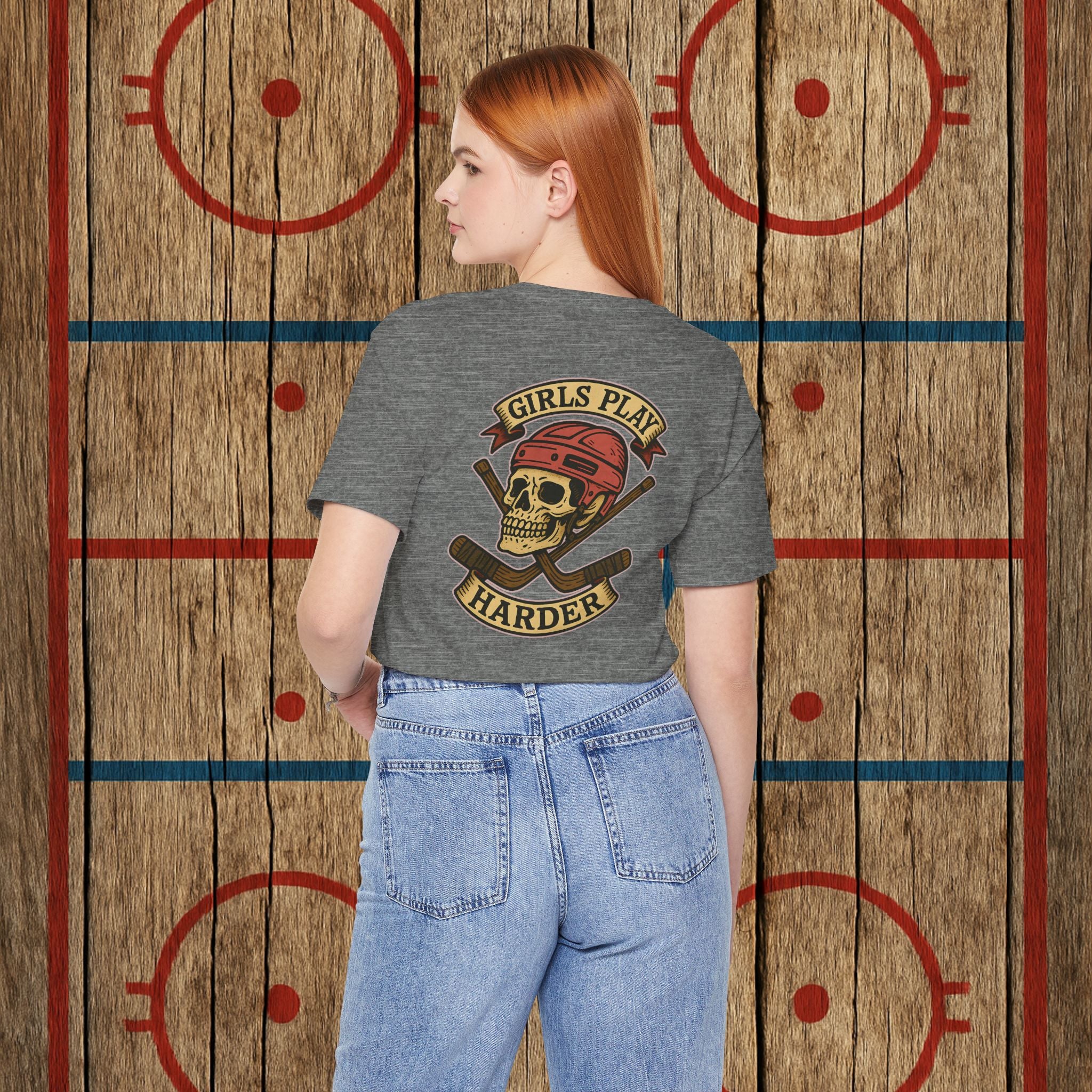 “Girls Play Harder” Adult Tee T-Shirt