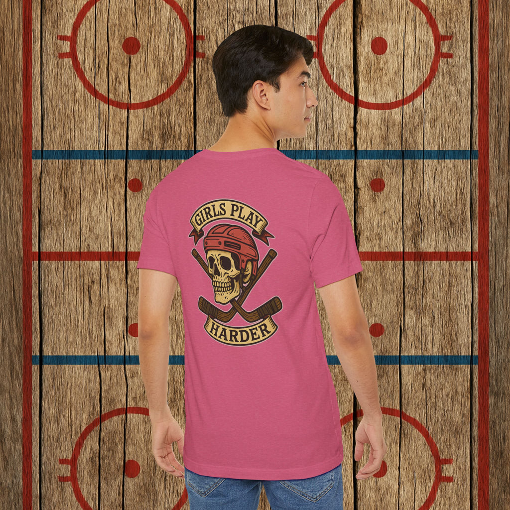 “Girls Play Harder” Adult Tee T-Shirt