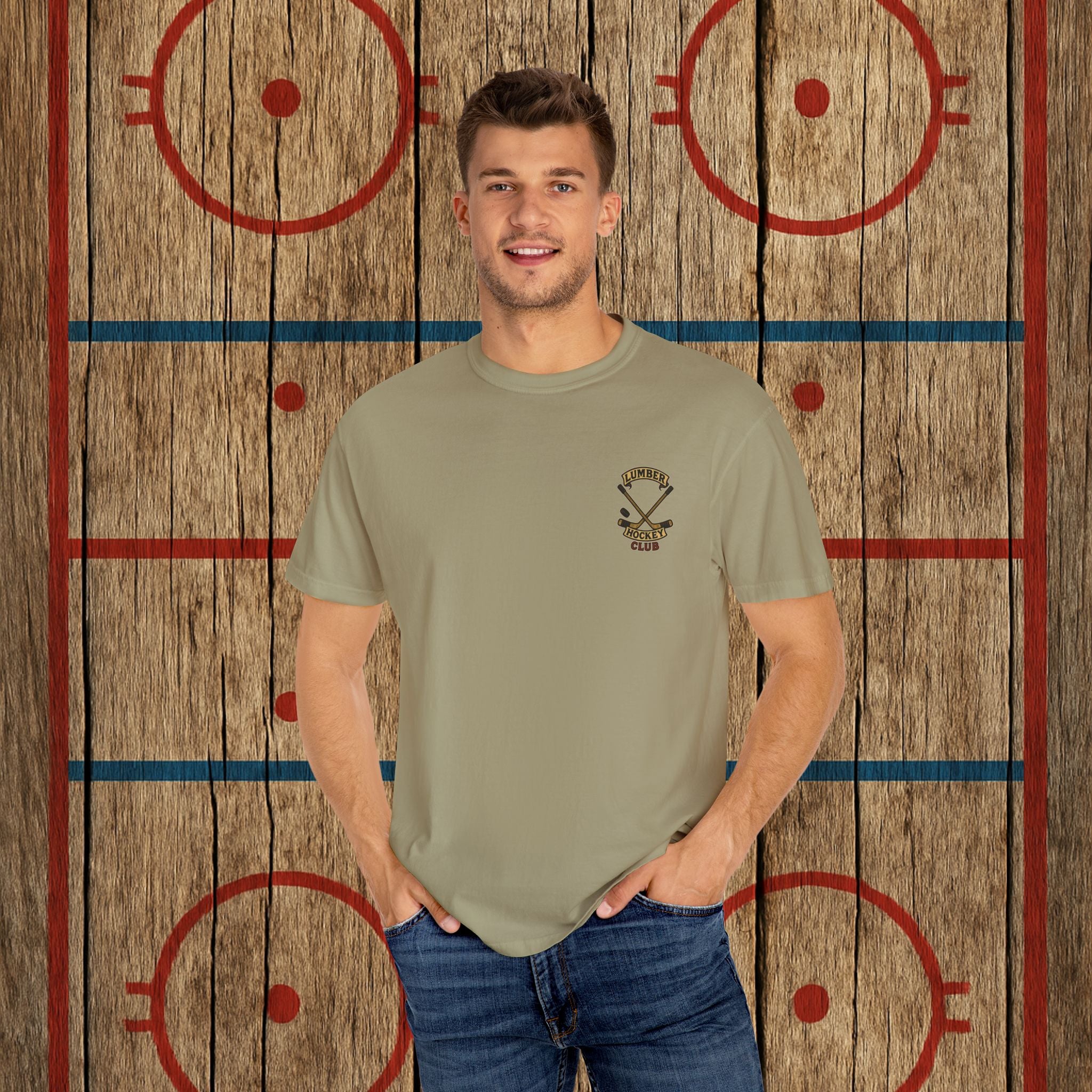 Support Local Hockey | Lumber Hockey Club Unisex Tee T-Shirt