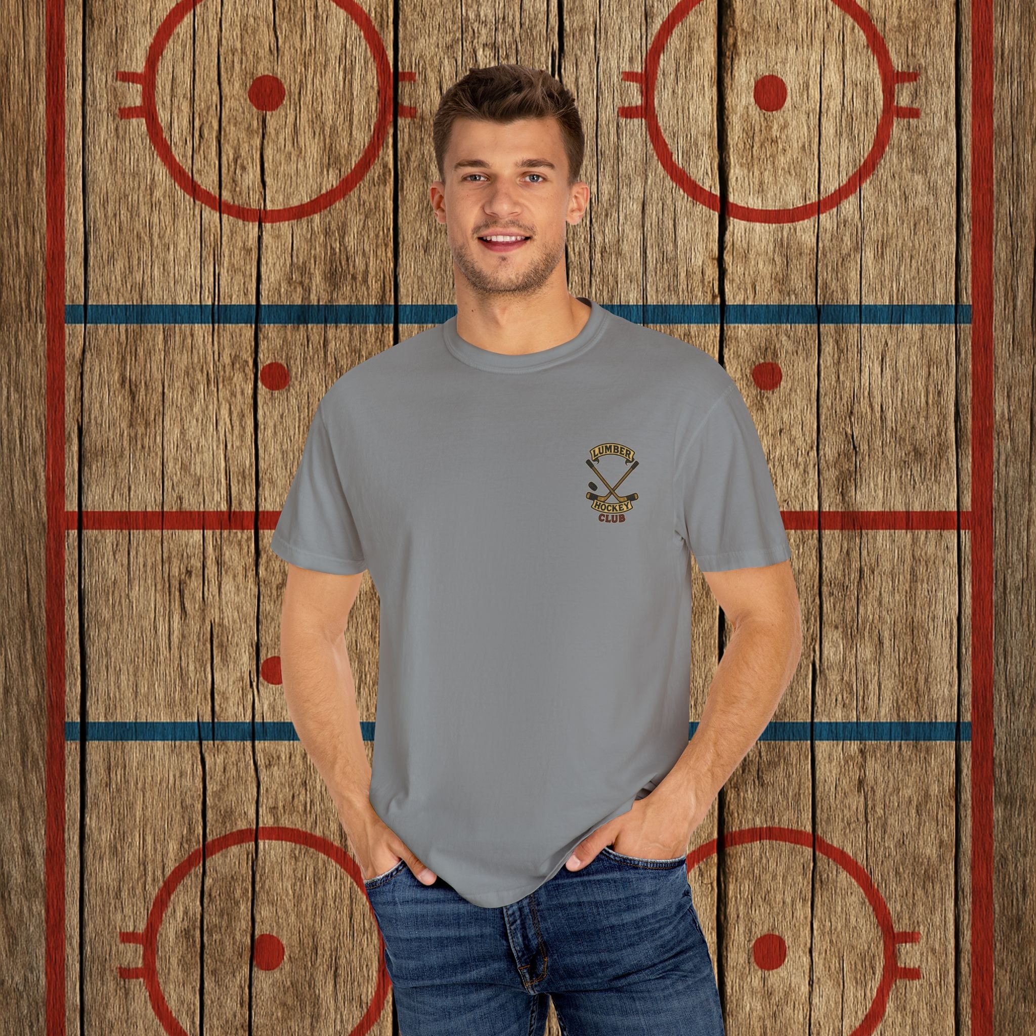Support Local Hockey | Lumber Hockey Club Unisex Tee T-Shirt