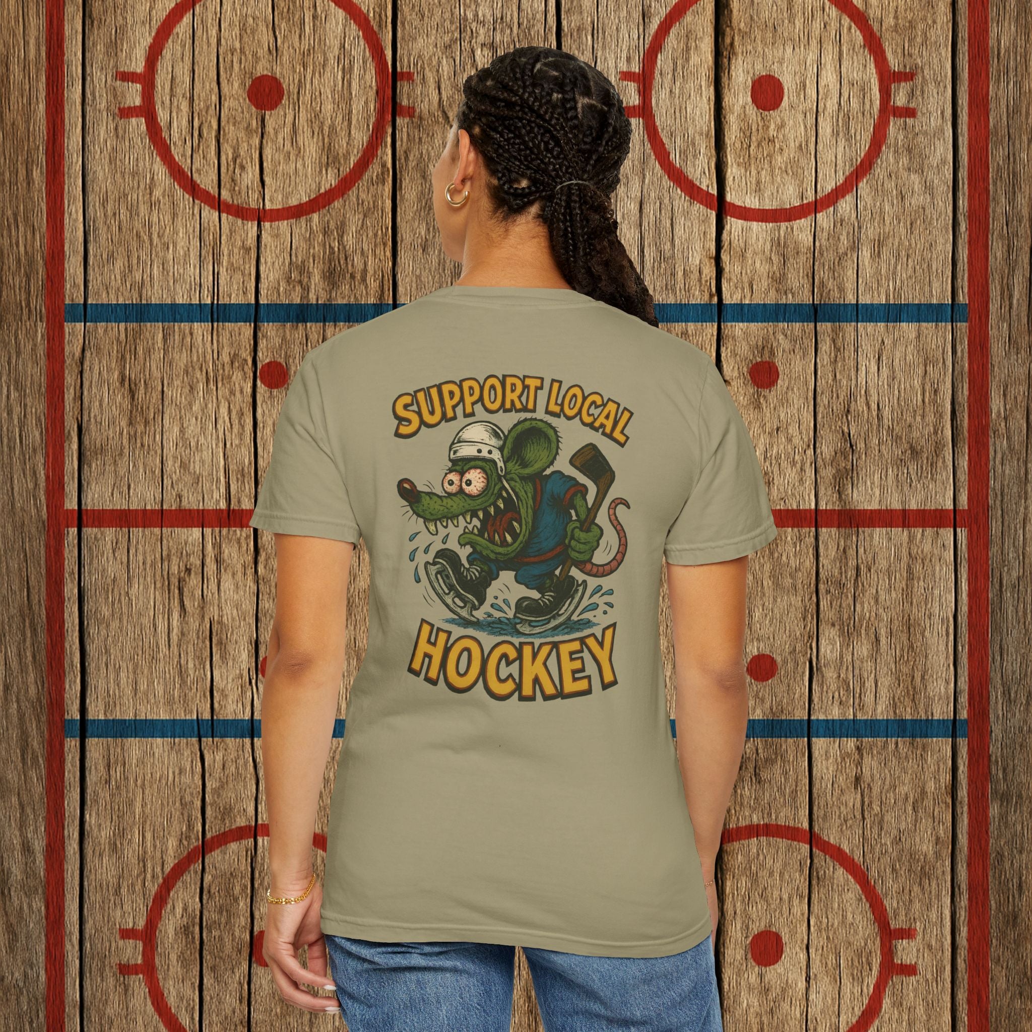 Support Local Hockey | Lumber Hockey Club Unisex Tee T-Shirt