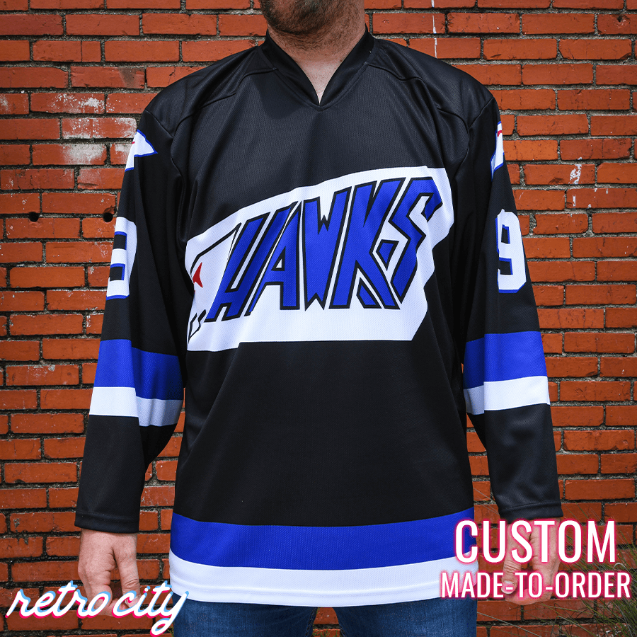 Hawks The Mighty Ducks Adam Banks Custom Hockey Jersey Sweater Hockey Jersey