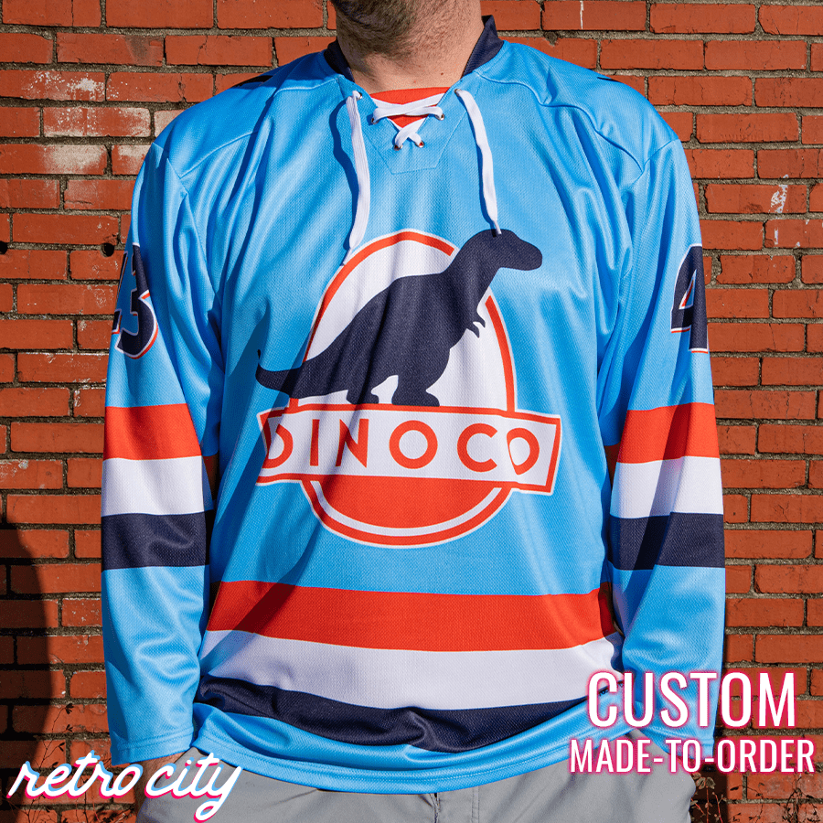 Dinoco Strip 'The King' Weathers Lace-up Hockey Jersey Hockey Jersey
