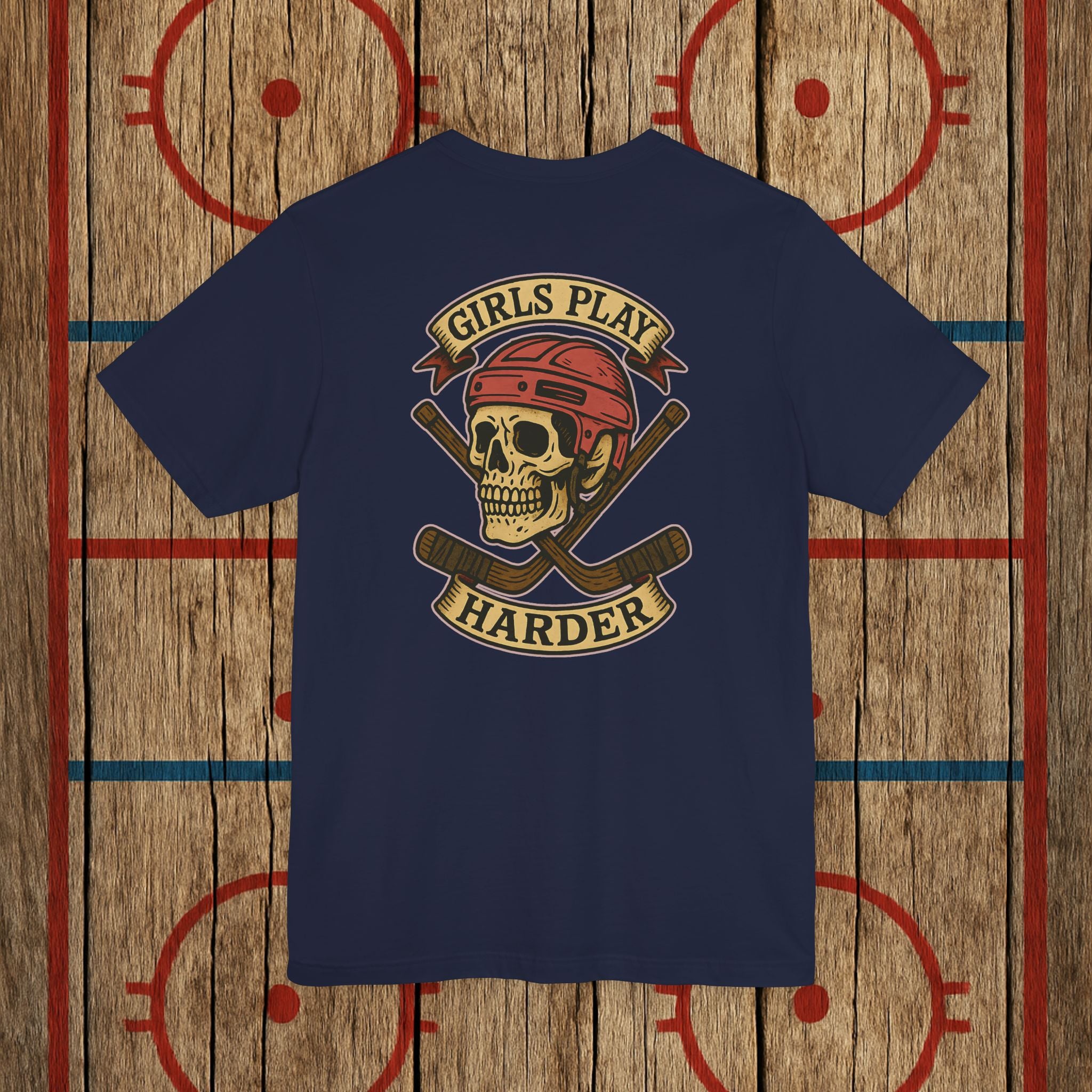“Girls Play Harder” Adult Tee T-Shirt