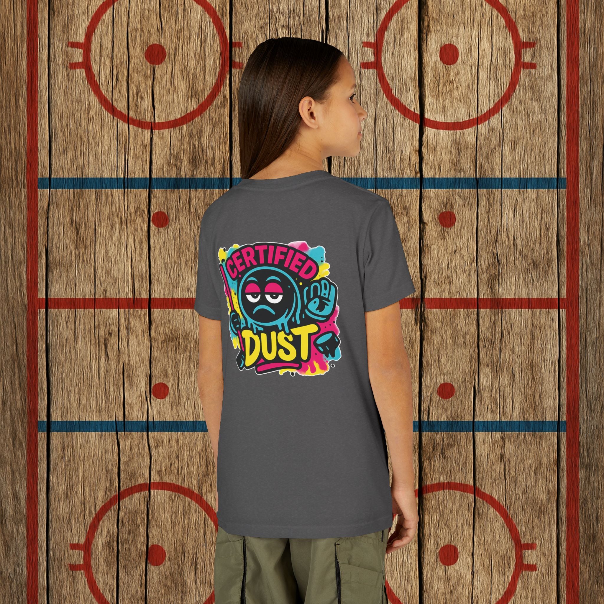 Certified Dust Youth Tee – Built for the Rink Rats Kids clothes