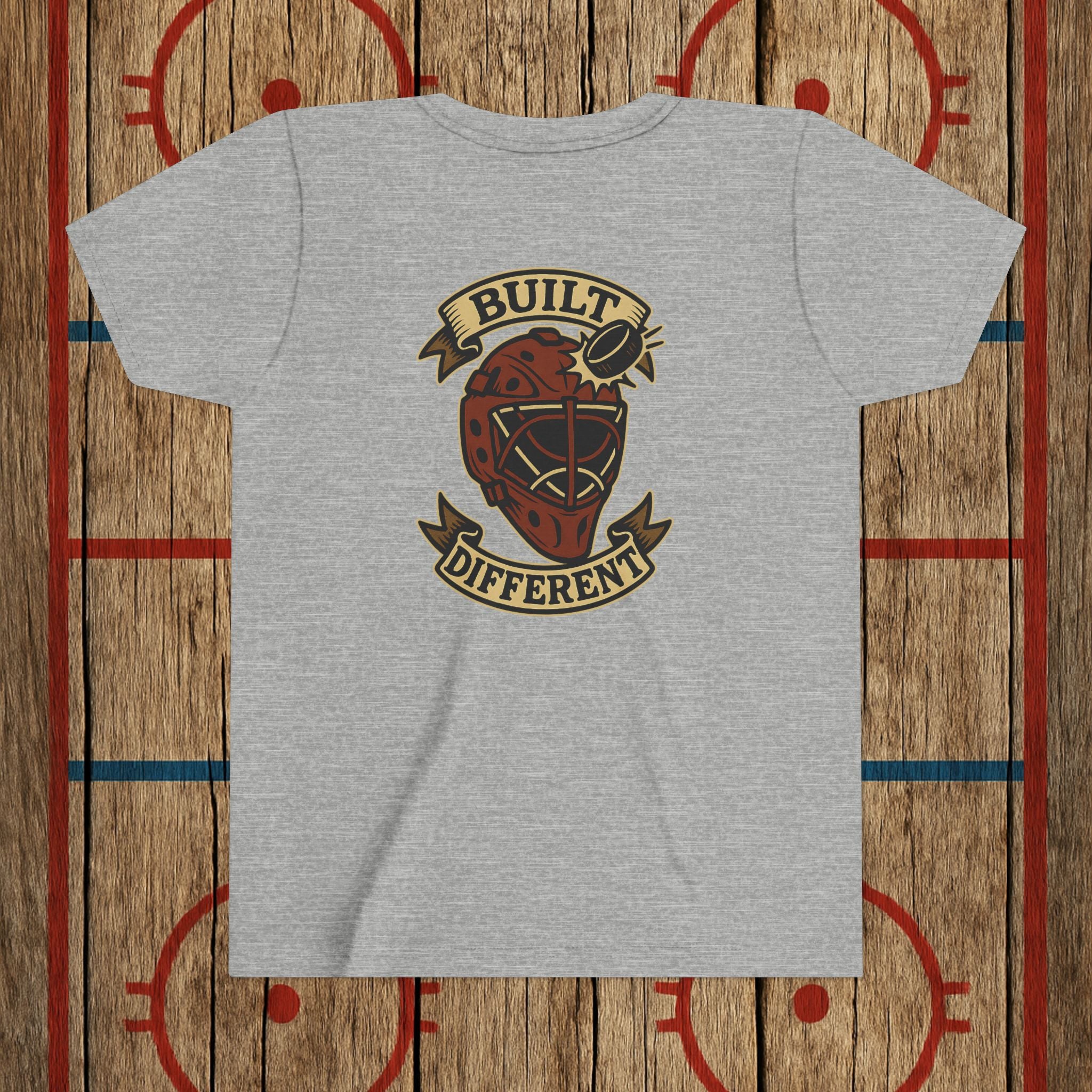 Youth “Built Different” Goalie Tee Kids clothes Athletic Heather
