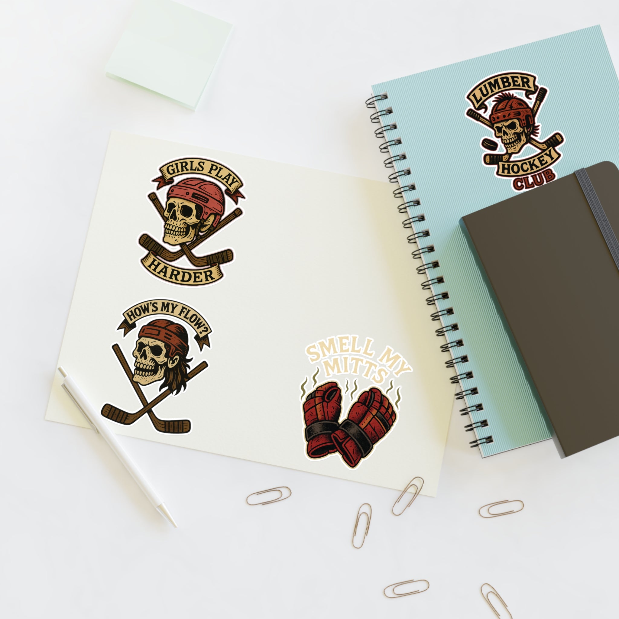 Lumber Hockey OG sticker sheet Paper products