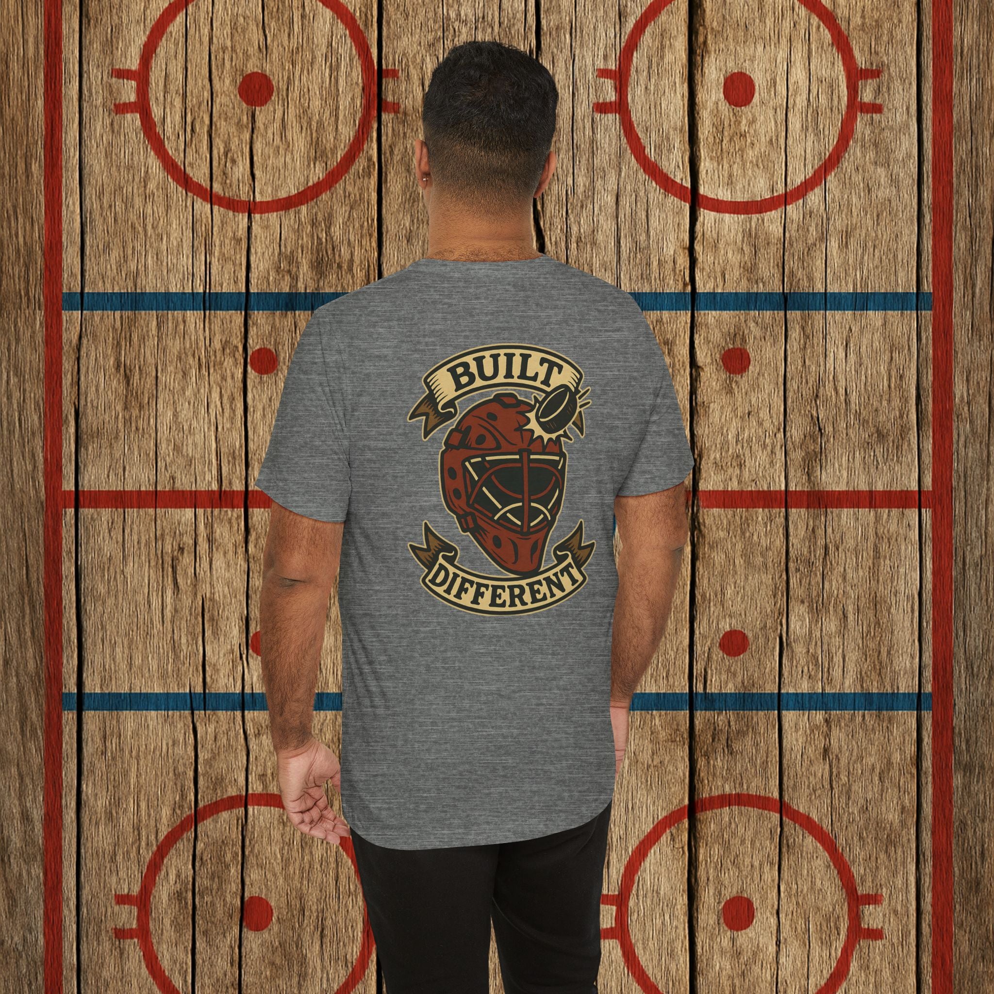 “Built Different” Adult Goalie Tee T-Shirt