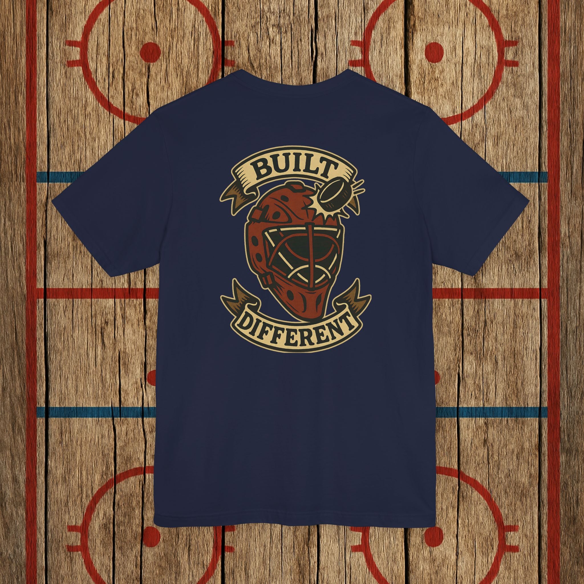 “Built Different” Adult Goalie Tee T-Shirt