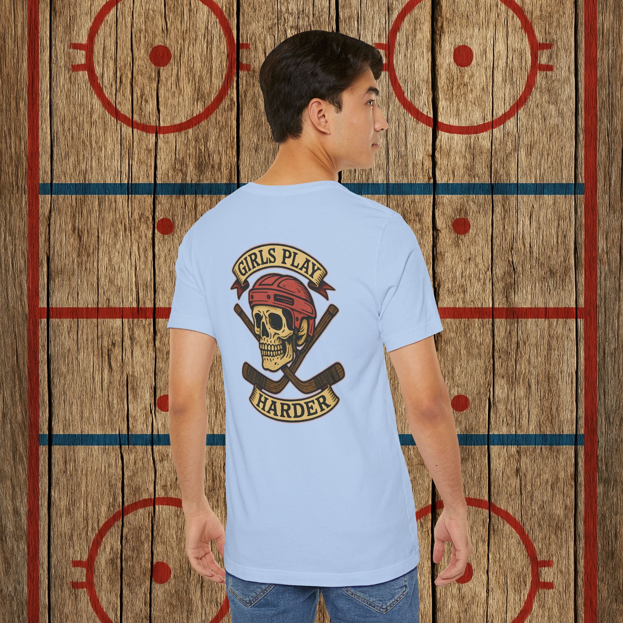 “Girls Play Harder” Adult Tee T-Shirt