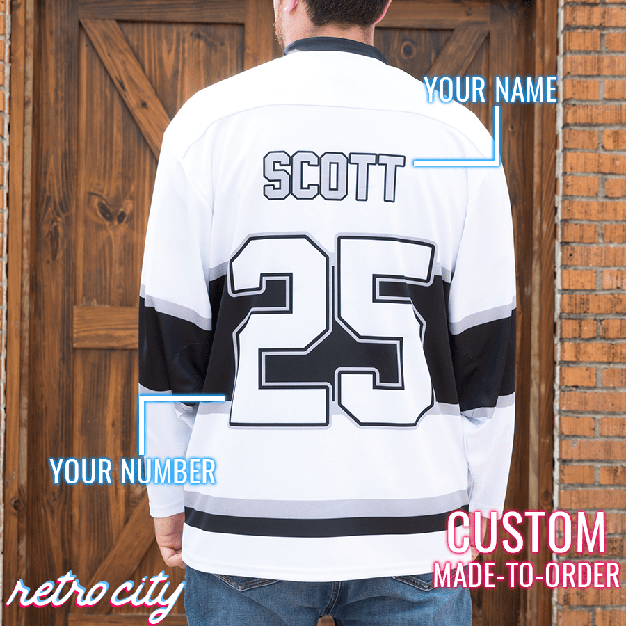 Dunder Mifflin ‘The Office’ Custom Hockey Jersey – by Retro City Threads