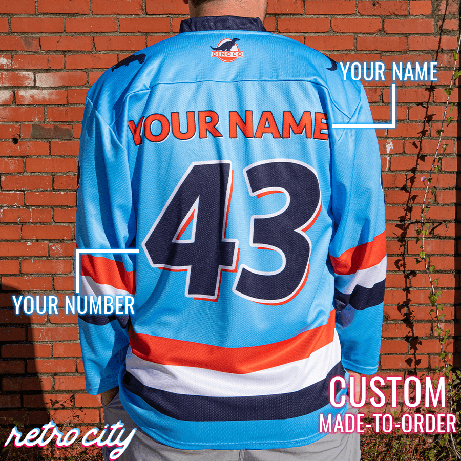 Dinoco Strip 'The King' Weathers Lace-up Hockey Jersey Hockey Jersey
