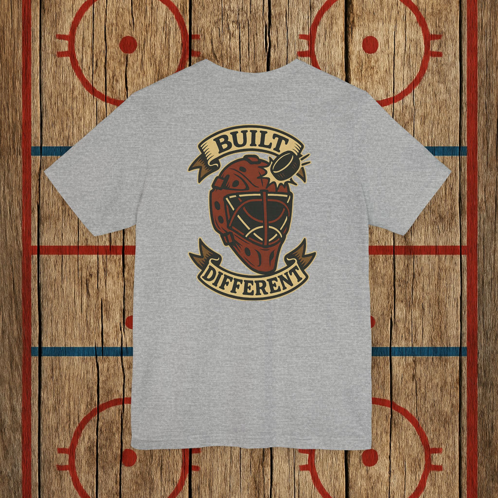 “Built Different” Adult Goalie Tee T-Shirt