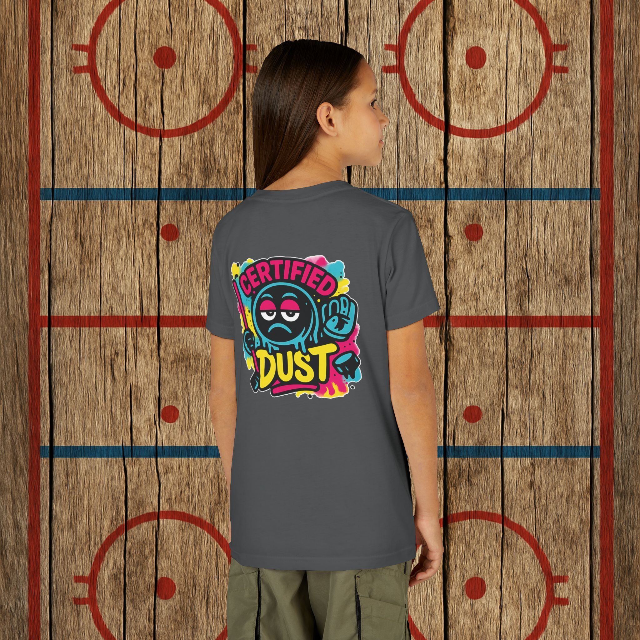 Certified Dust Youth Tee – Built for the Rink Rats Kids clothes