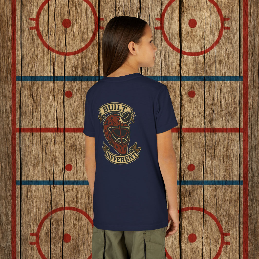 Youth “Built Different” Goalie Tee Kids clothes